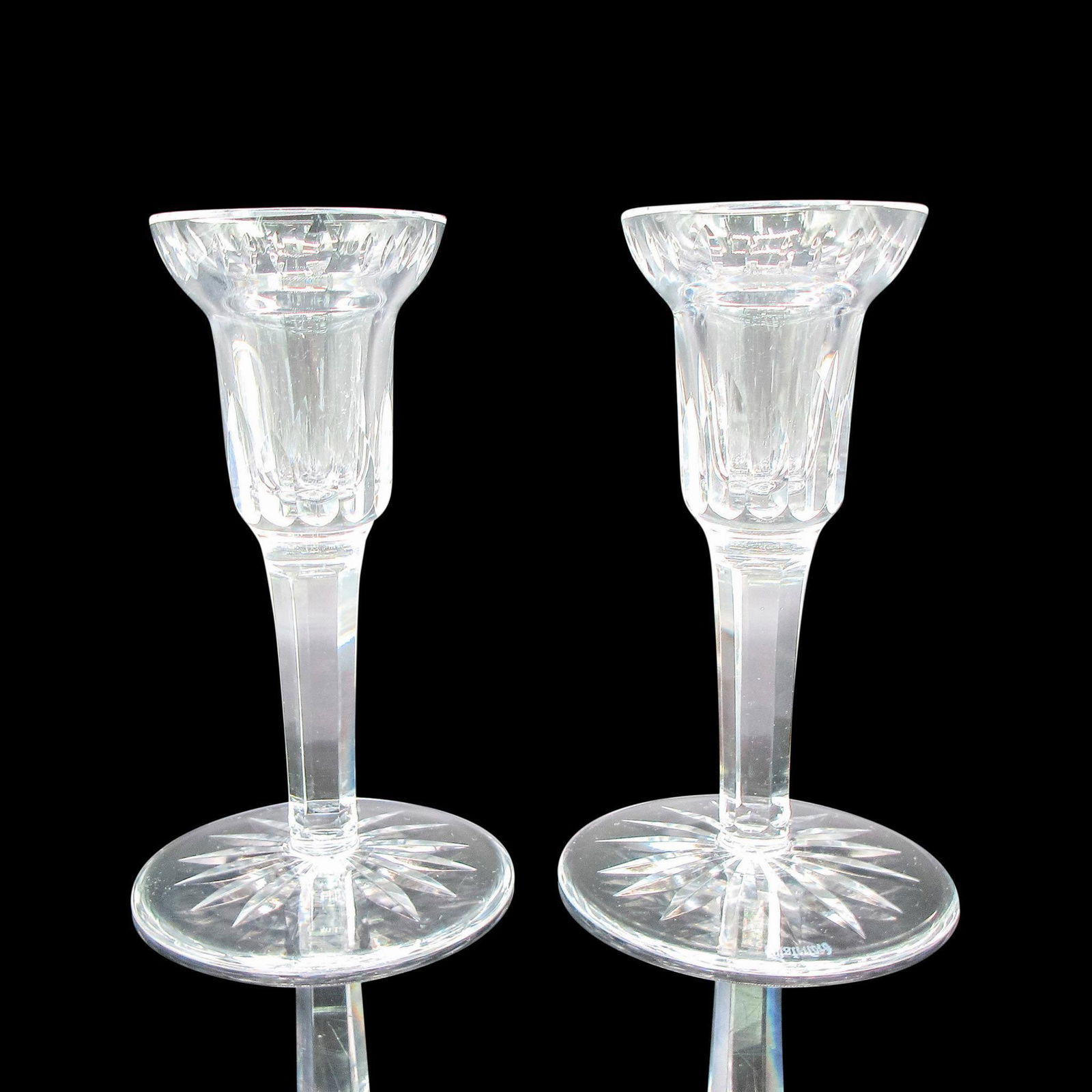 2pc Waterford Crystal Candle Holders, Lismore (1 of 3)