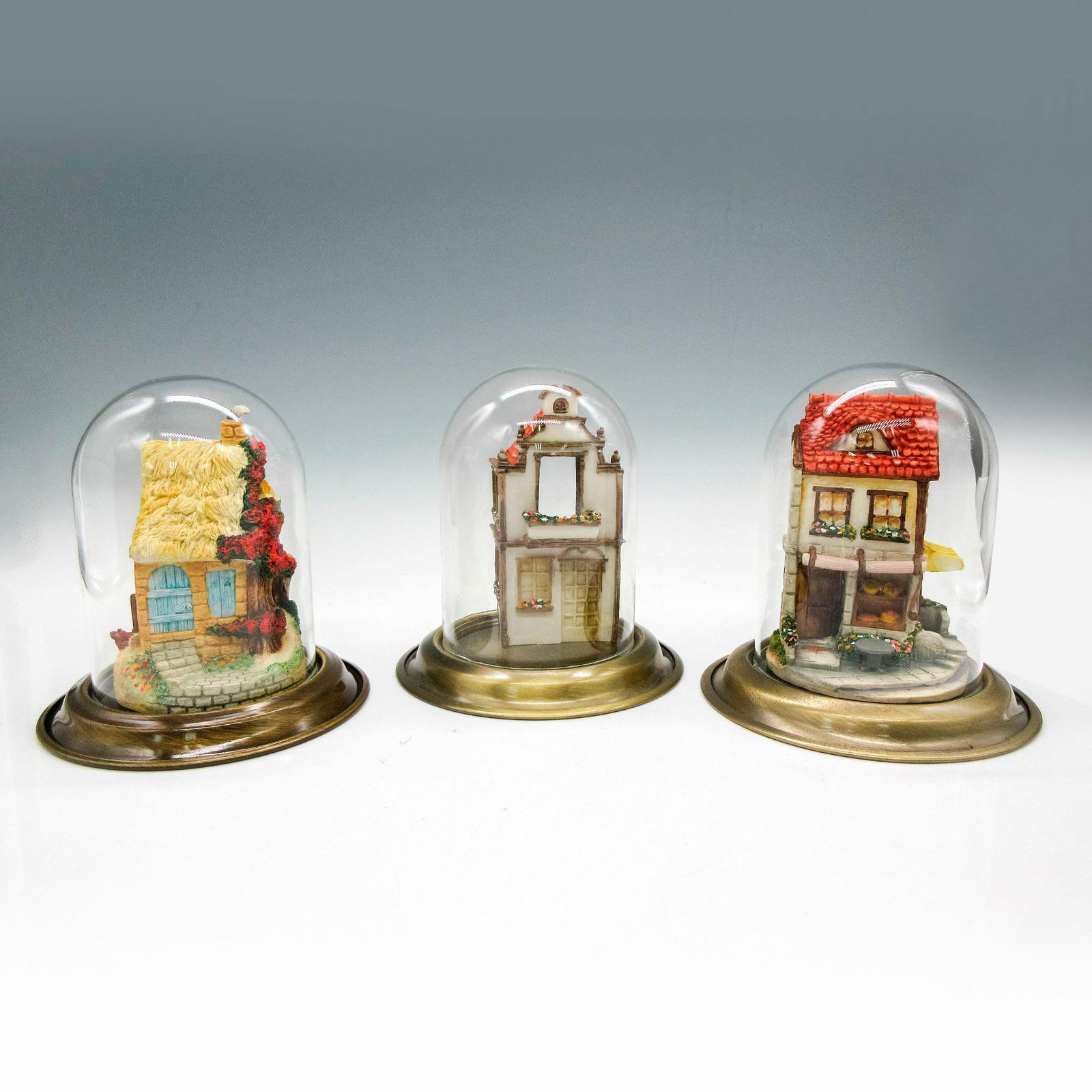 3pc Goebel Resin Miniatures, House Displays (1 of 3)