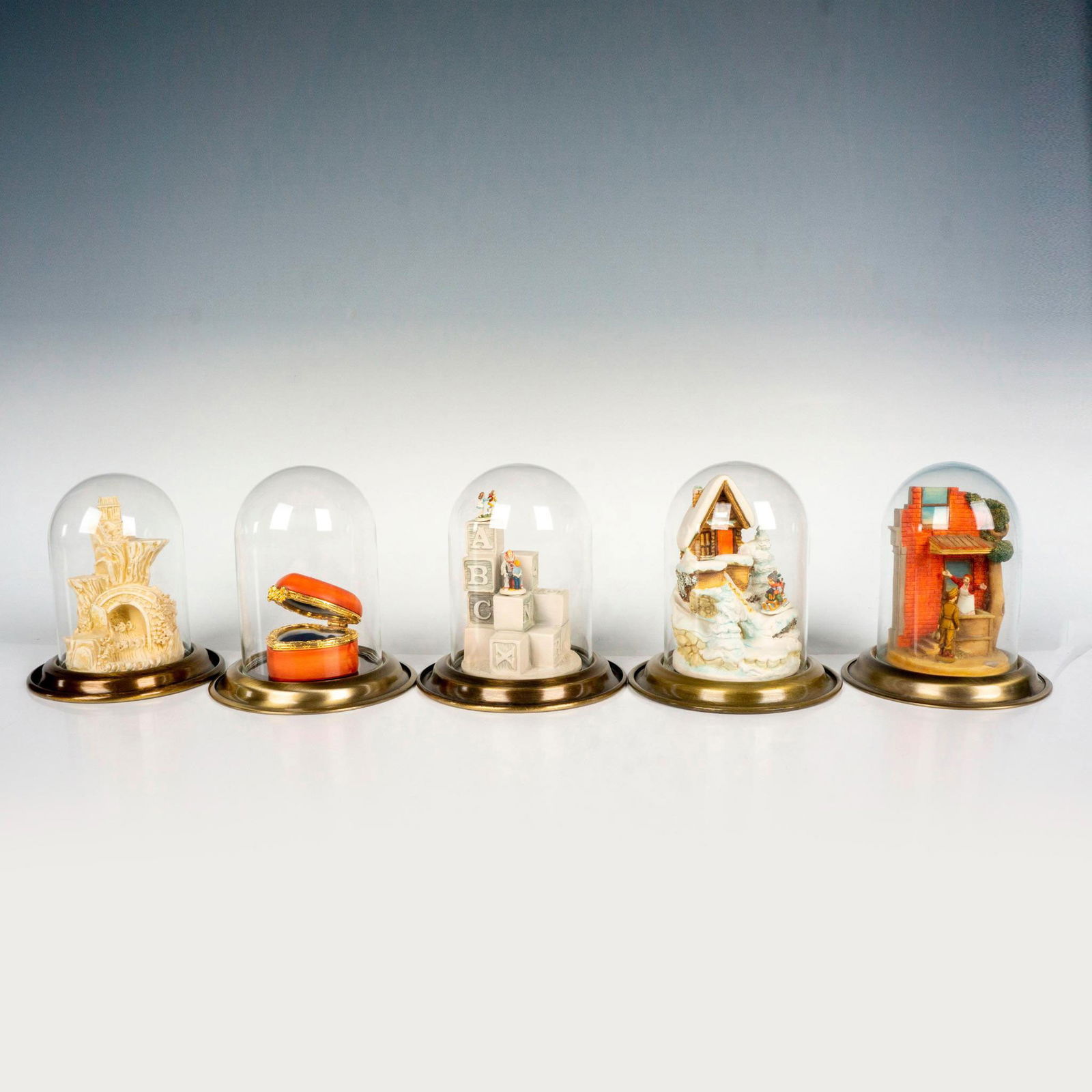 17pc Goebel Olszewski Miniatures, Globe Vignettes (1 of 5)