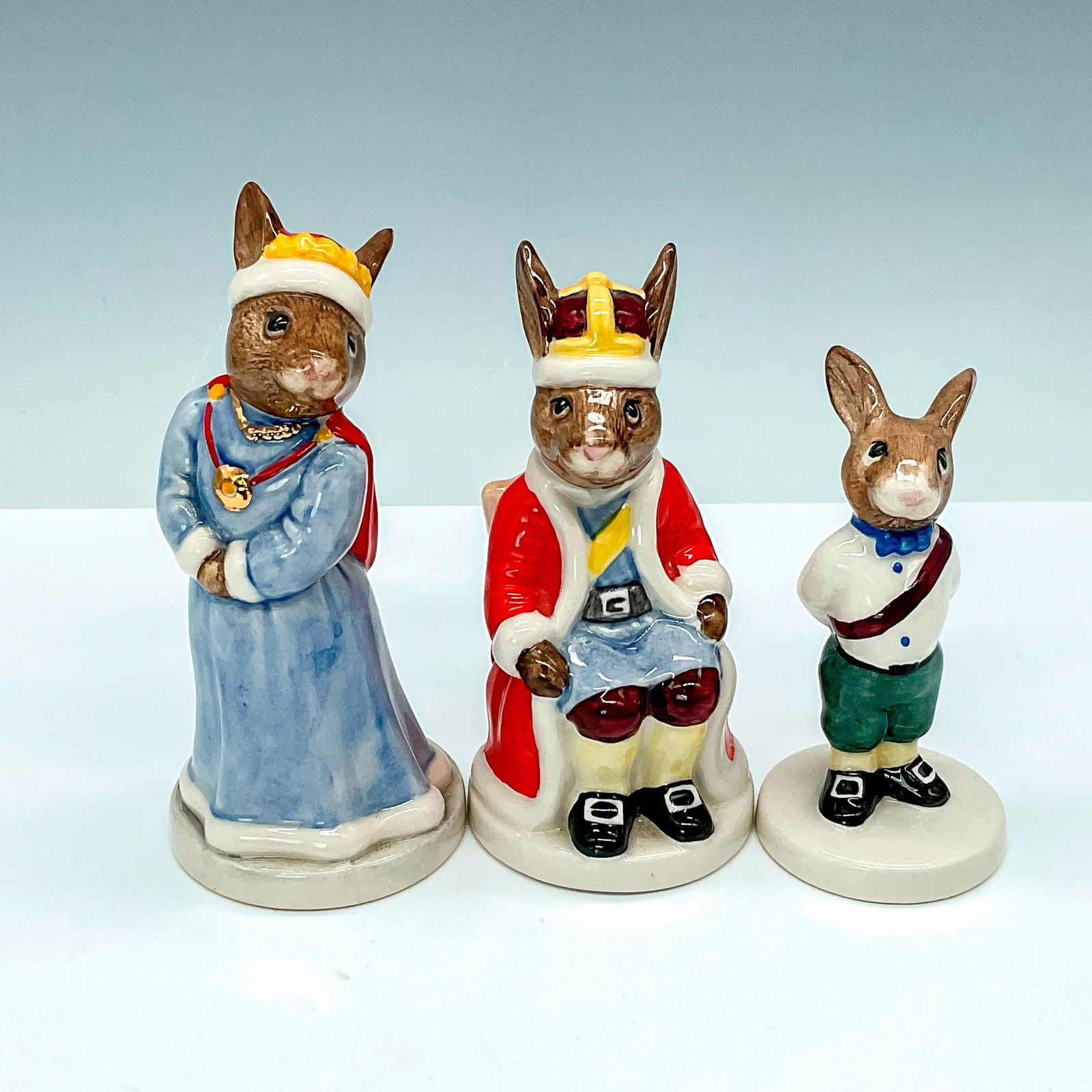 3pc Royal Doulton Bunnykins, Royal Family Figurines (1 of 3)