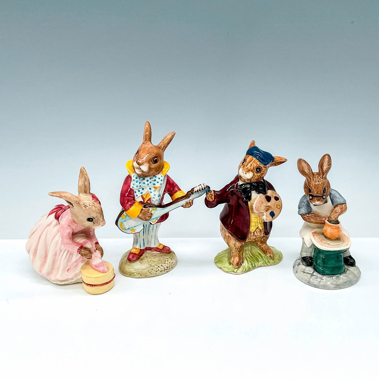 4pc Royal Doulton Bunnykins, Artists and Performers (1 of 3)