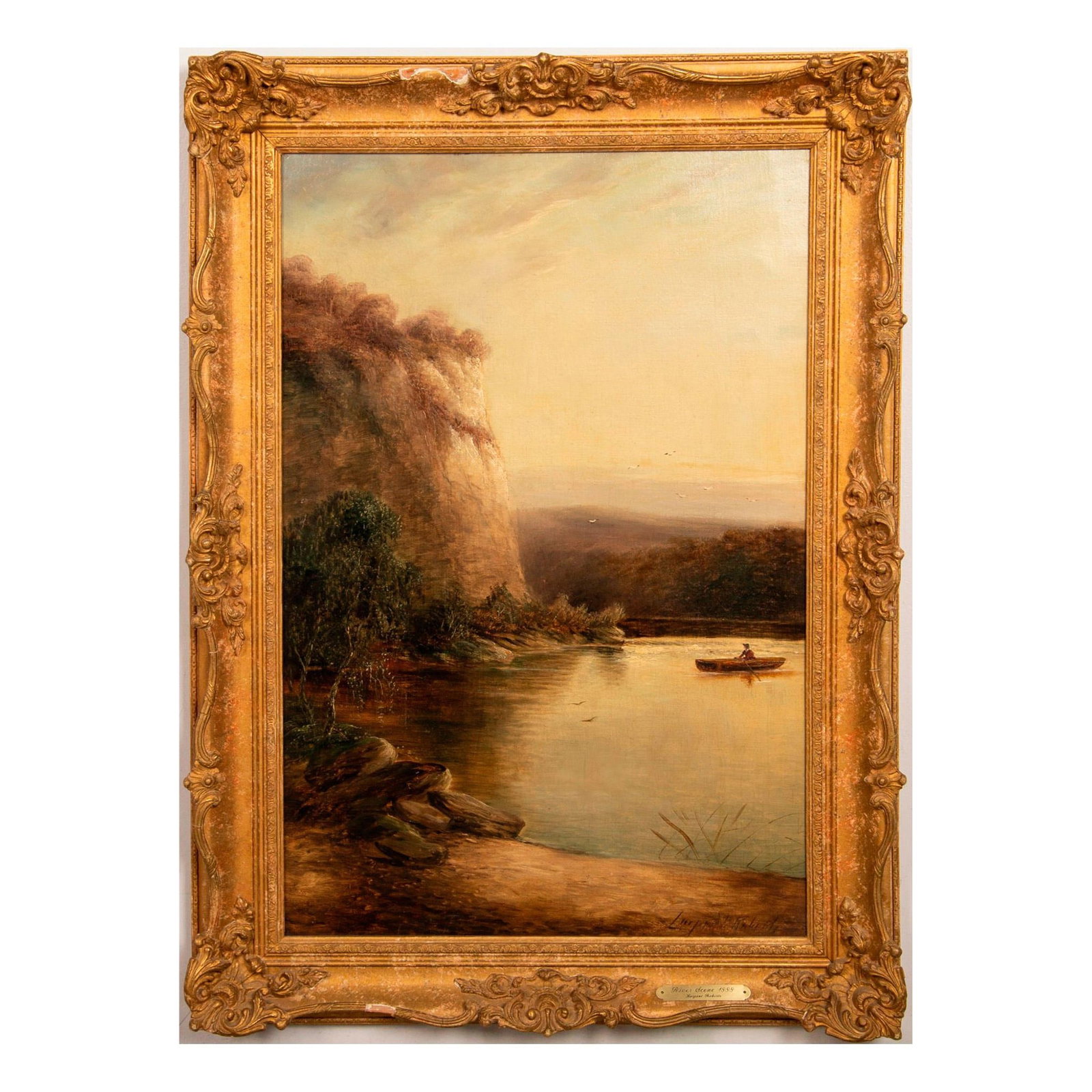 Larpent Roberts (British, 1830-1890) Oil Painting, Signed (1 of 7)