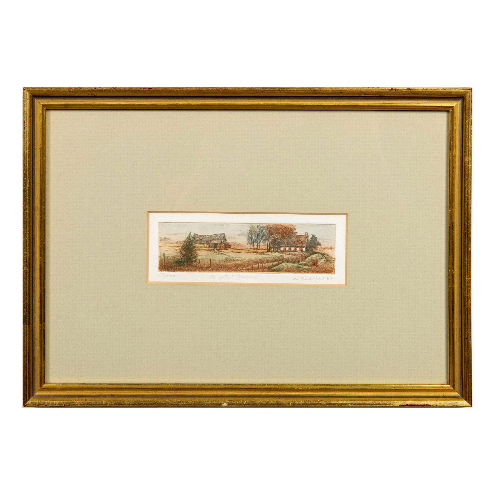 Nicole Ouellet (Canadian, b.1946), Framed Engraving (1 of 5)