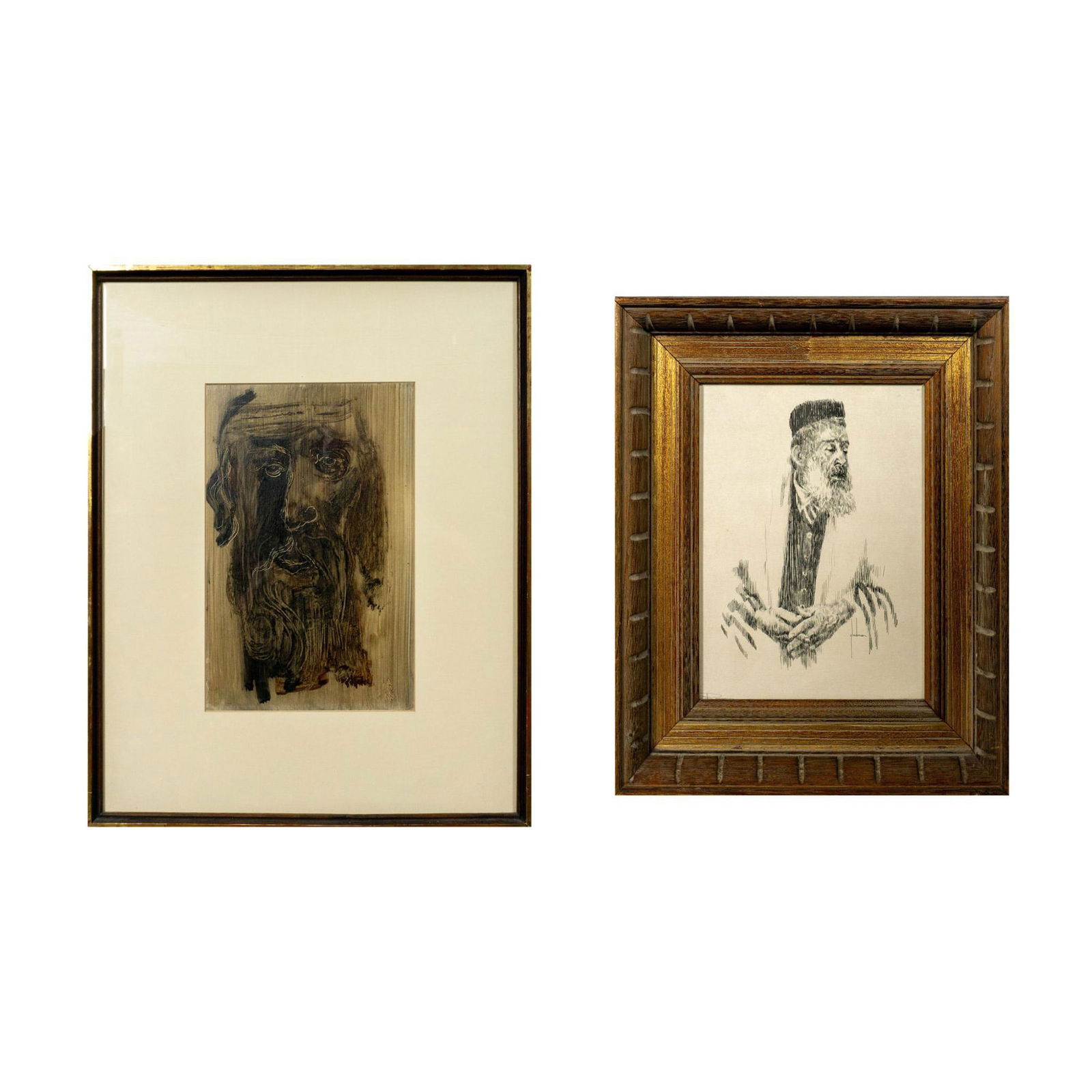 2pc Framed Judaica Print and Mixed Media Artworks (1 of 11)
