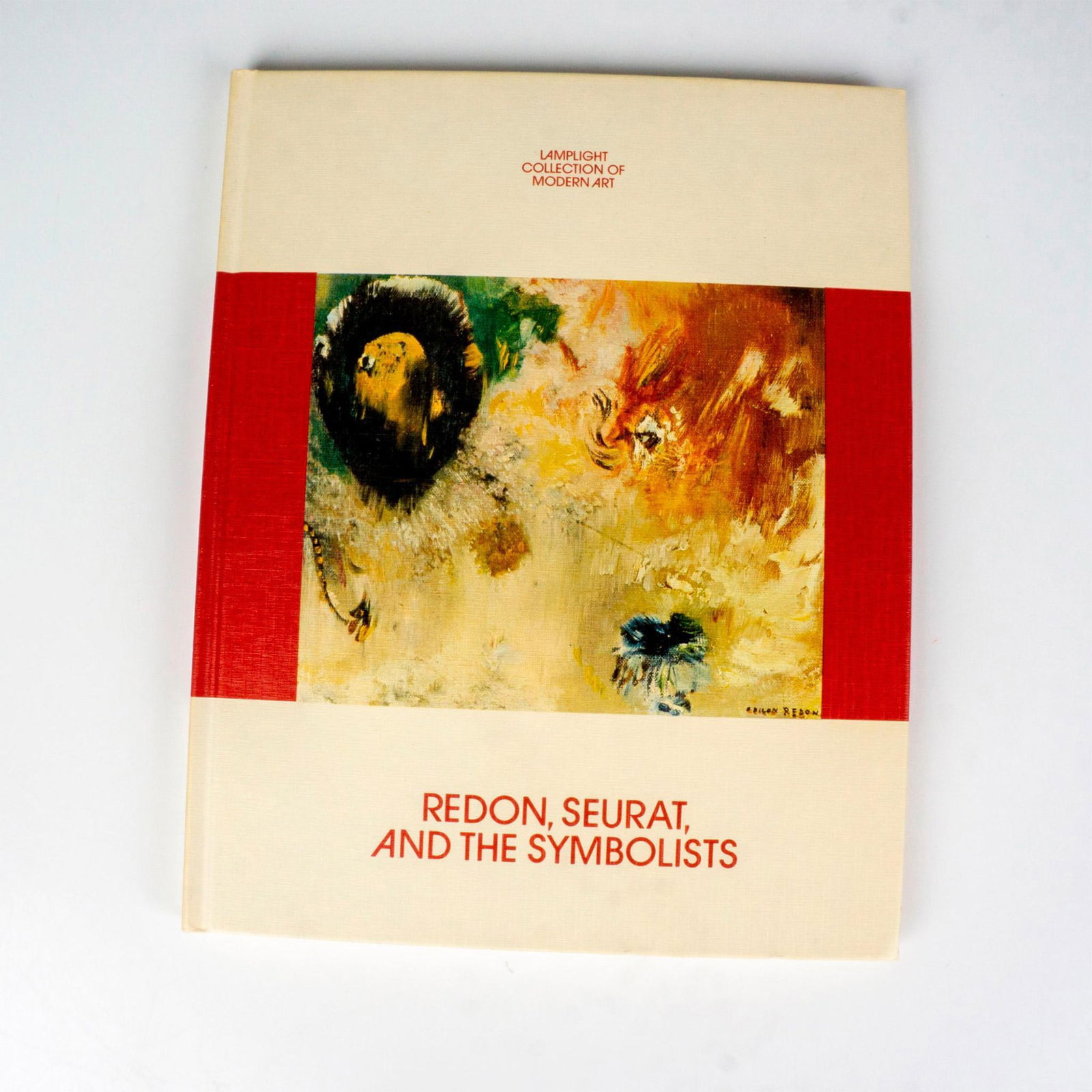 Redon, Seurat. and The Symbolists, Book: New York: Lamplight Collection of Modern Art, 1975. Hardcover art book featuring Phantasmagoria by Odilon Redon (French, 1840-1916) on the cover. 91-pages of full-colored plates of Symbolism art from