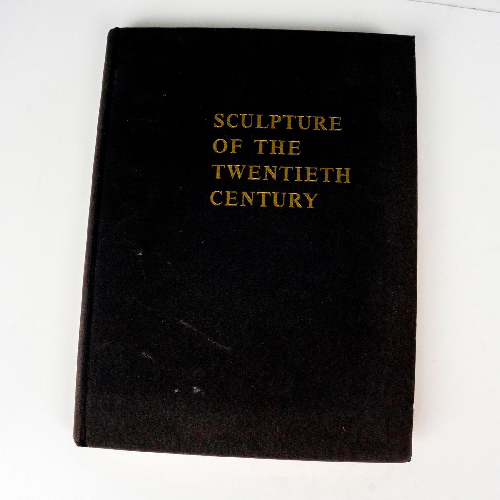 Sculpture of the Twentieth Century, Book by A. C. Ritchie: New York: The Museum of Modern Art, 1952. Black hardcover art book with title in gilded font. 238-pages featuring numerous of black and white photos of sculptures from notable sculptors. Antoine Bourd