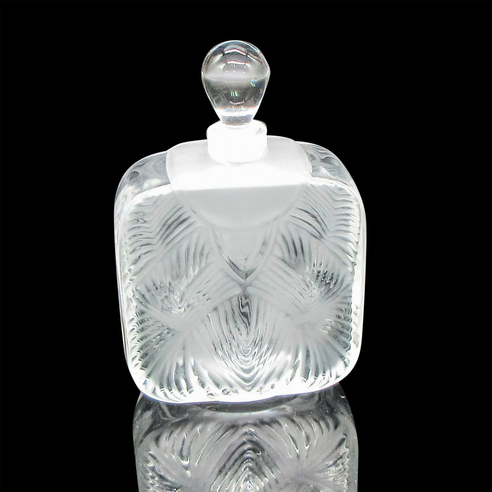 Lalique Crystal Scent Bottle, Falcon Hittite (1 of 3)