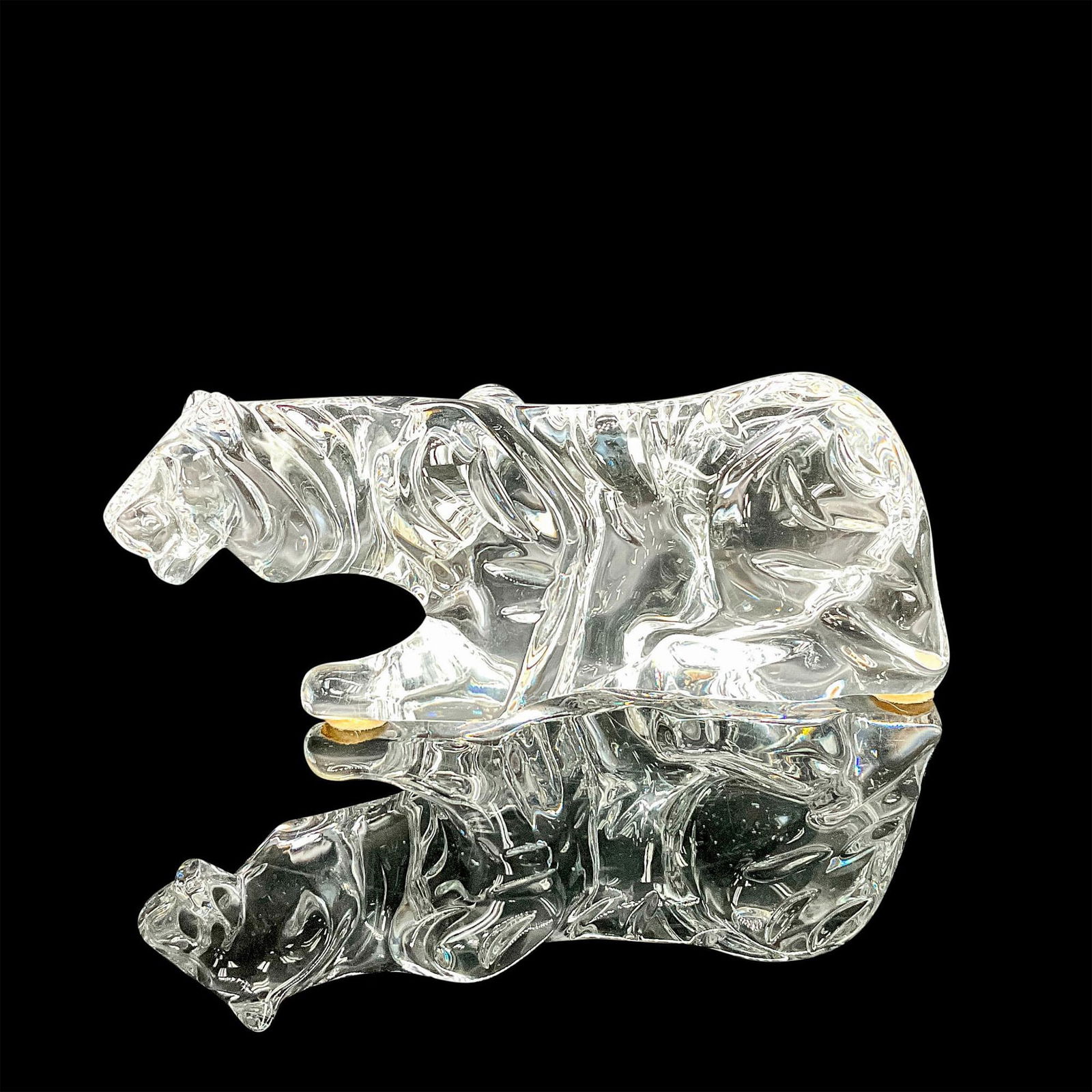 Baccarat Crystal Figurine, Tiger (1 of 4)