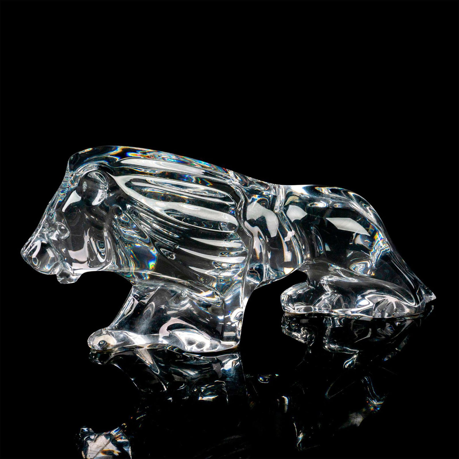 Baccarat Crystal Figurine, Lion (1 of 4)
