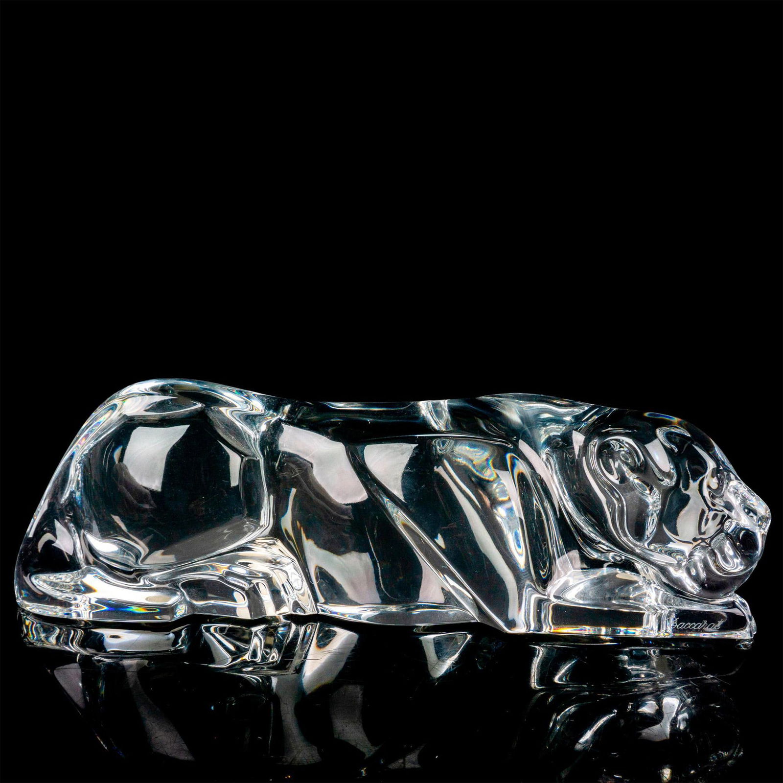 Baccarat Crystal Figurine, Panther (1 of 4)
