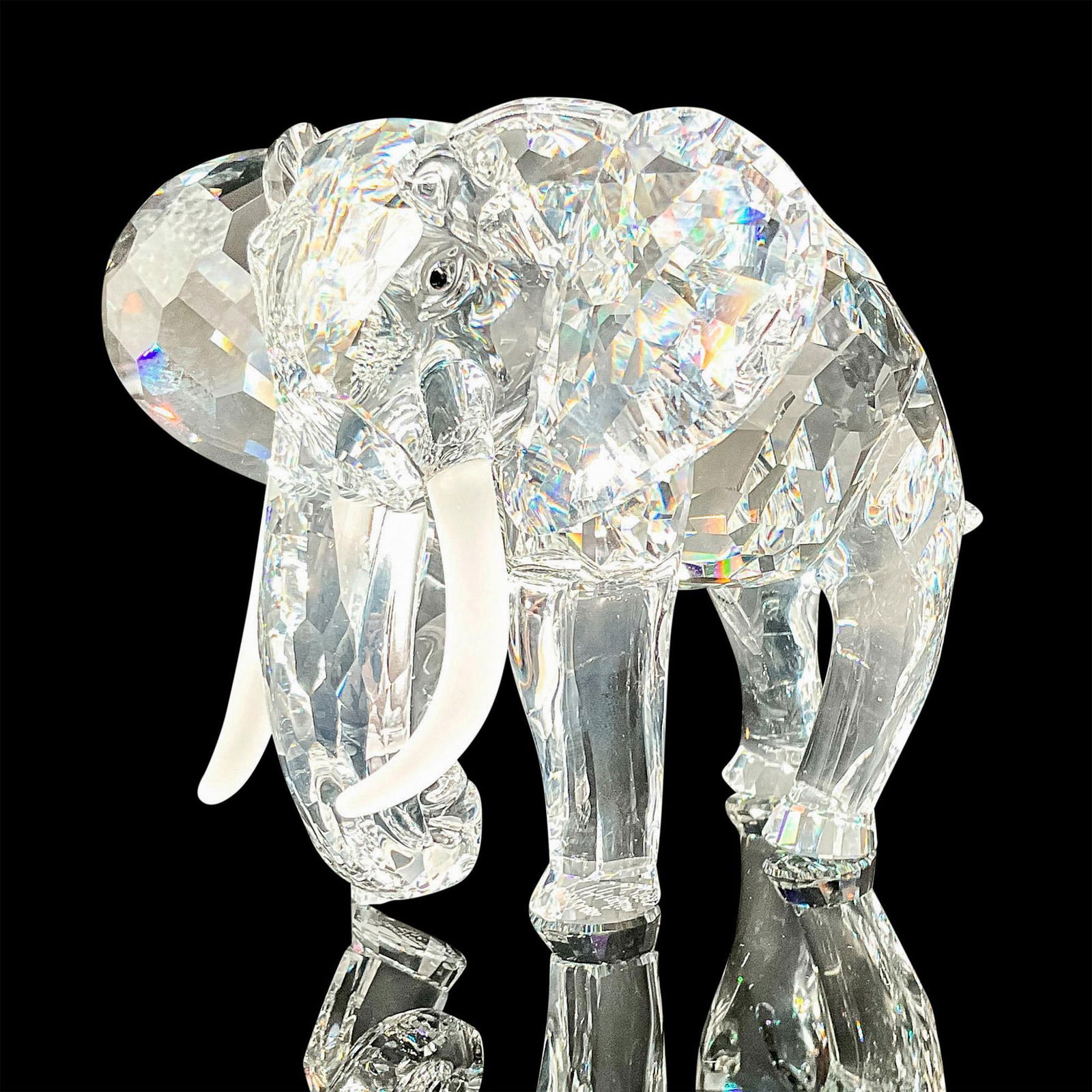 Swarovski Crystal Figurine, The Elephant, Signed (1 of 7)