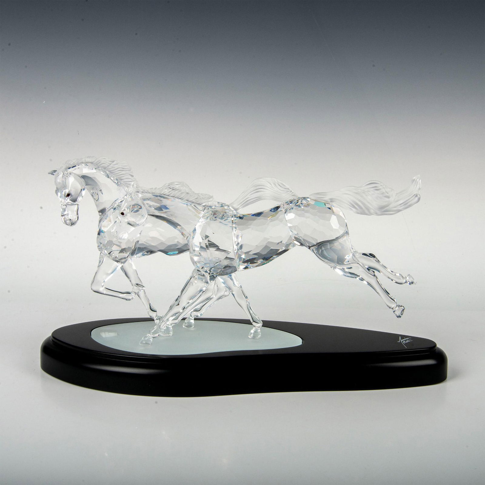 Swarovski Silver Crystal Figurine, The Wild Horses (1 of 5)