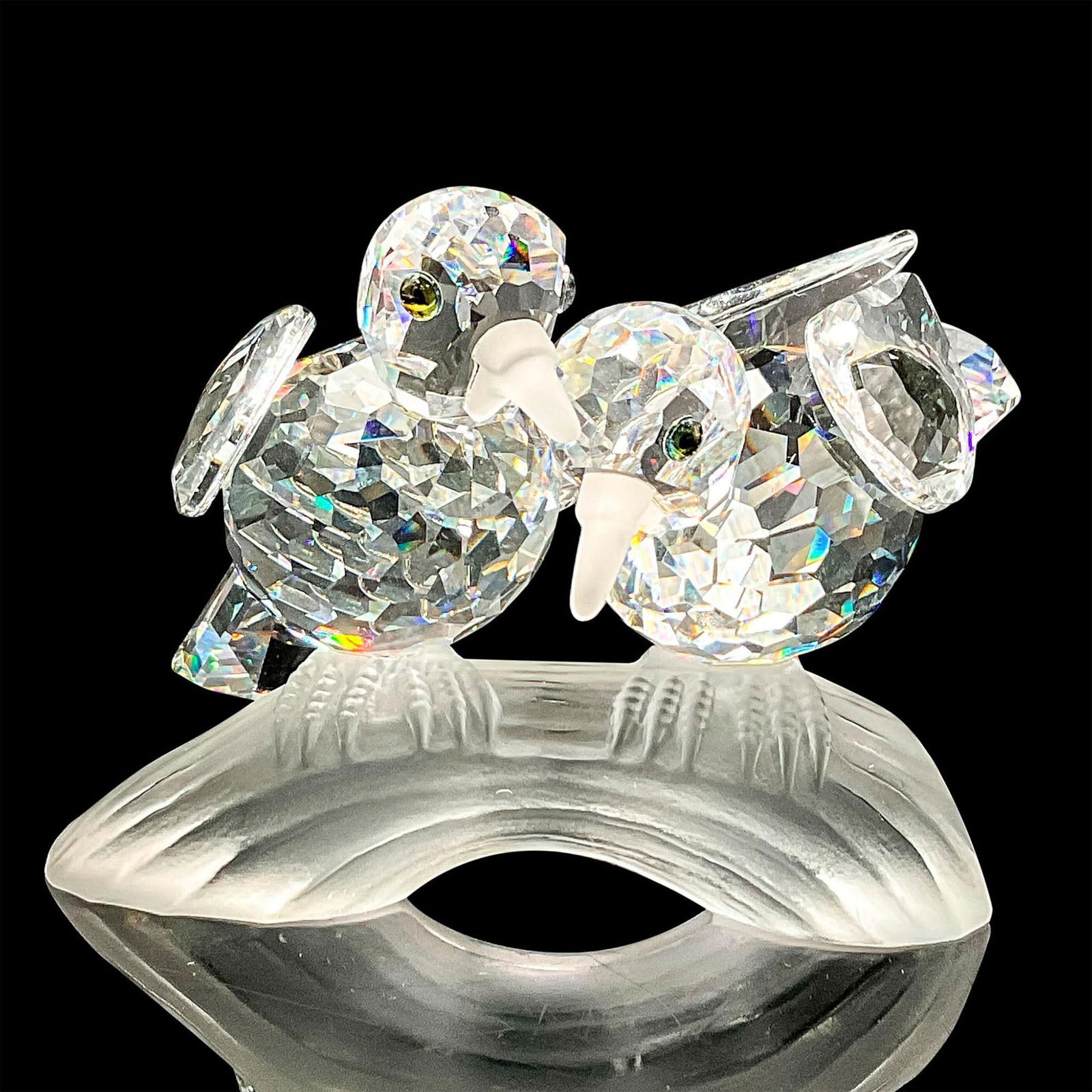 Swarovski Crystal Figurine, Turtledoves (1 of 4)