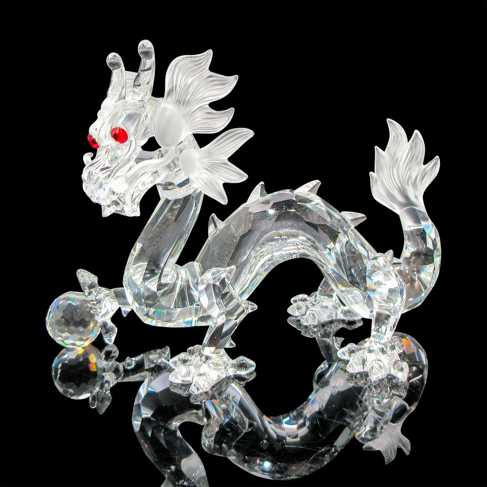 Swarovski Silver Crystal Figurine, The Dragon (1 of 4)