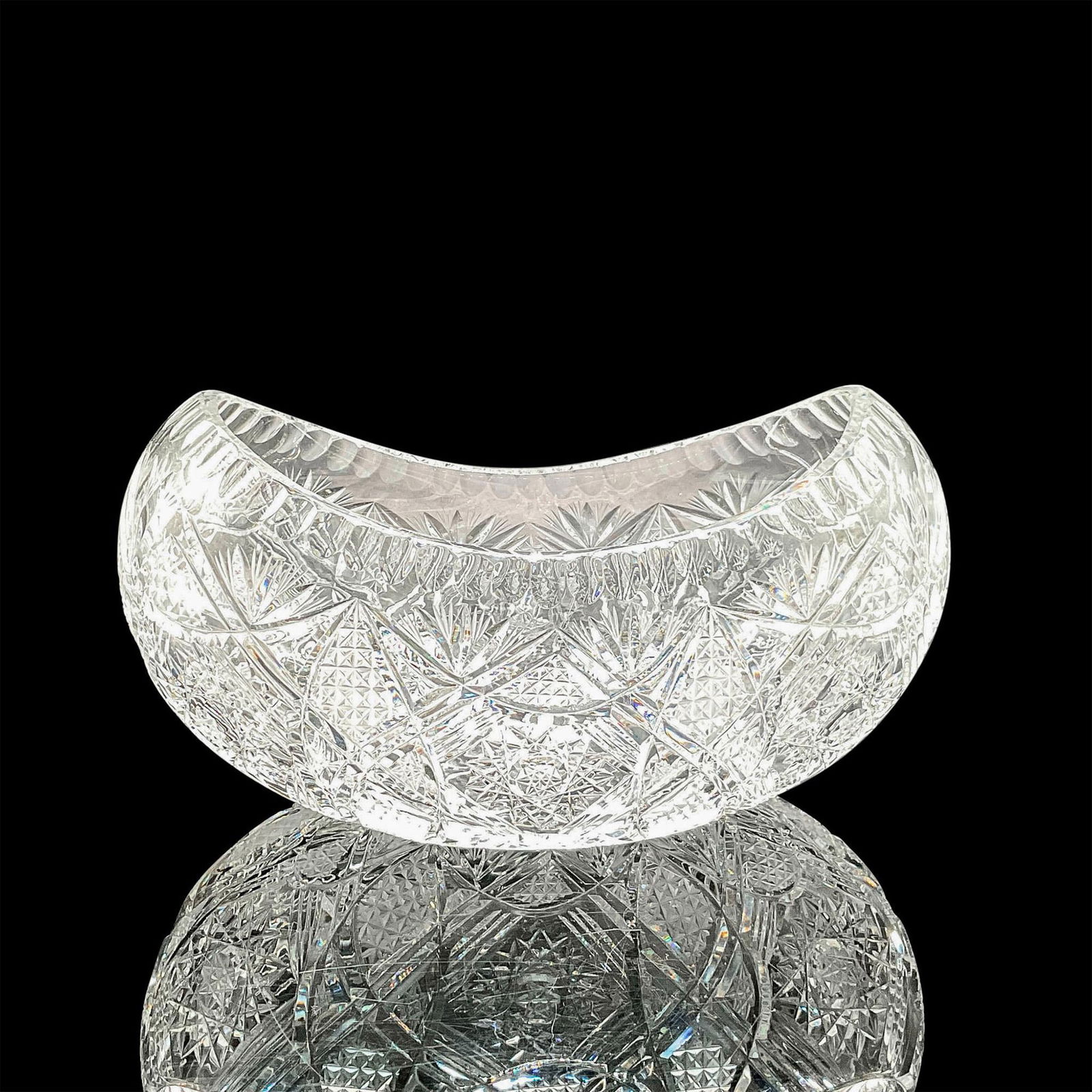 Vintage Crystal Cut Compote Bowl (1 of 3)