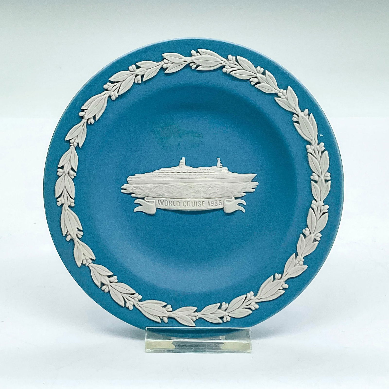 Wedgwood Jasperware Small Plate, World Cruise 1985 (1 of 2)