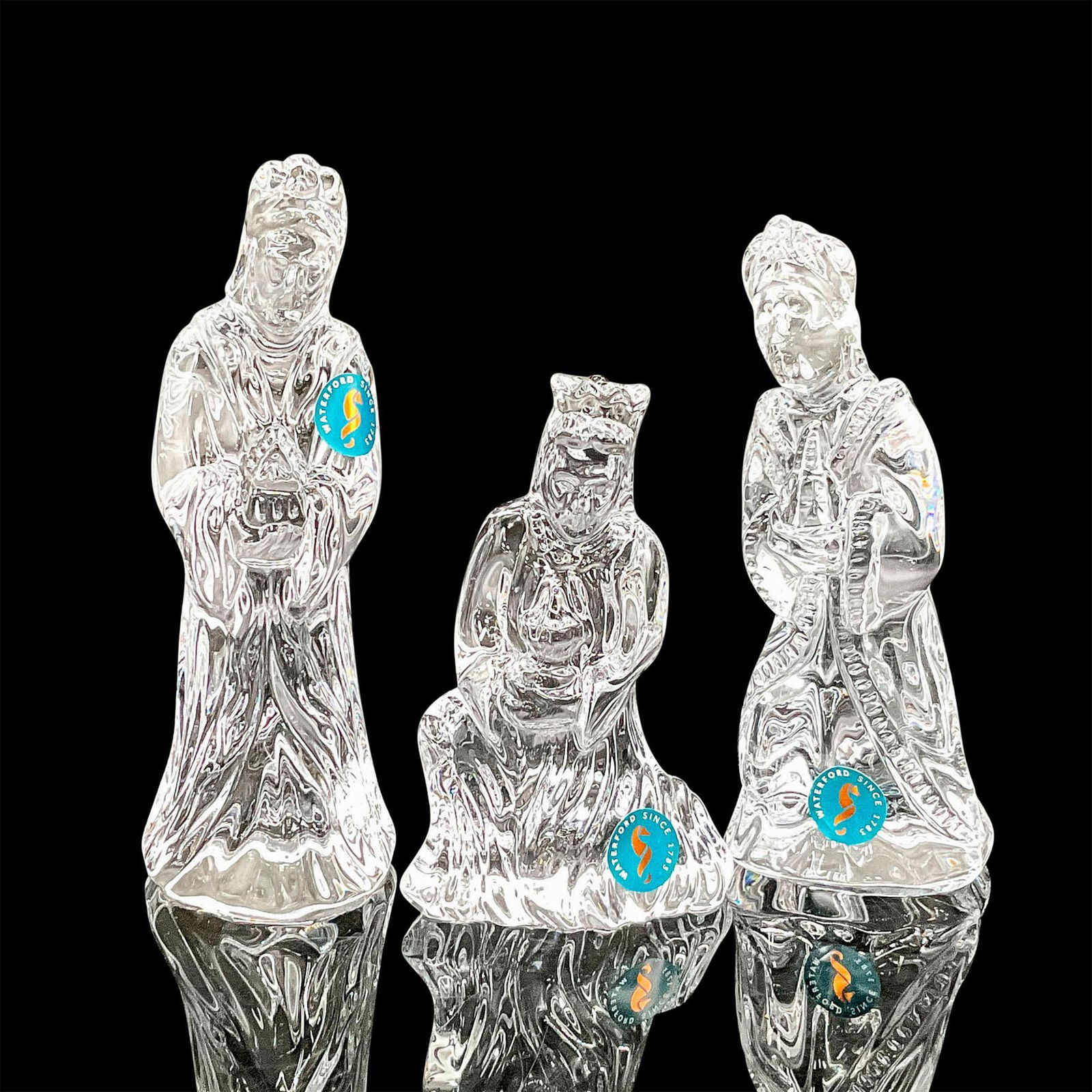 Waterford Crystal Three Wise Men Figurines (1 of 4)