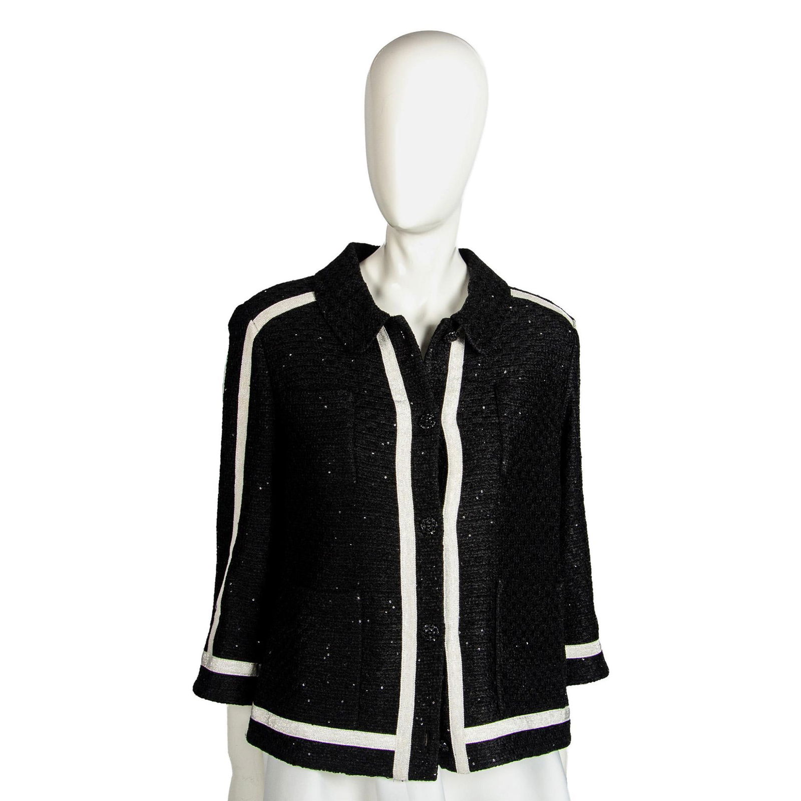 St. John Collection Woven Jacket Size 6 (1 of 4)