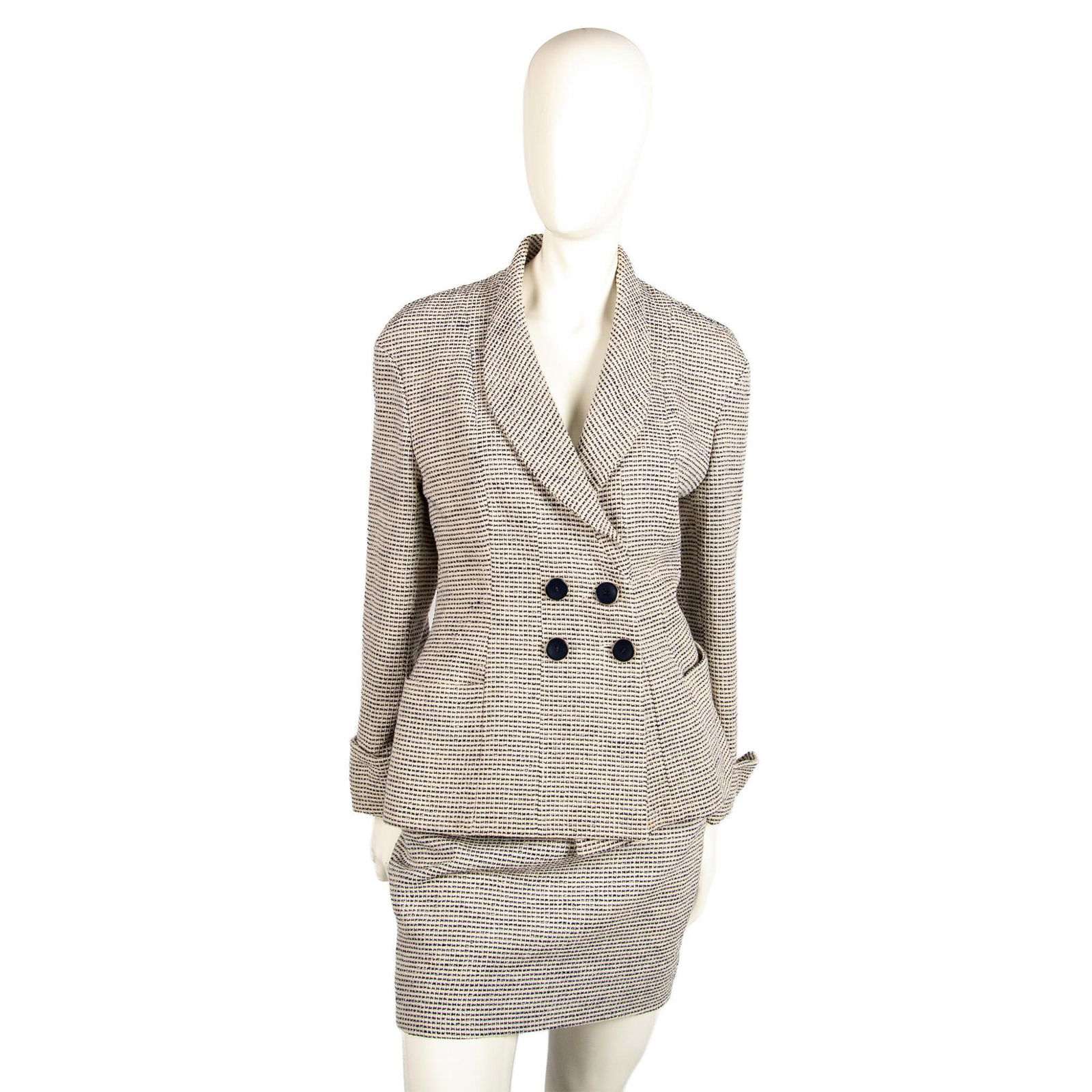 Vintage Karl Lagerfeld Tweed Suit, Size 42 (1 of 7)