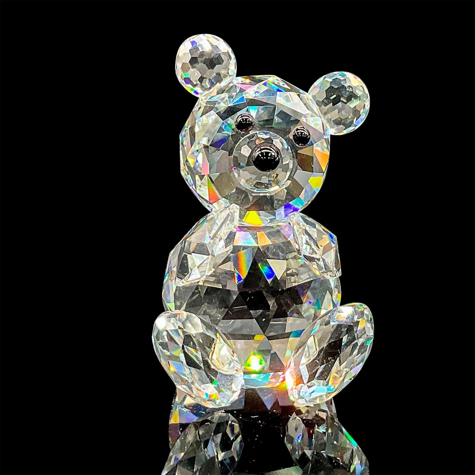 Swarovski Crystal Figurine, Woodland Friends Teddy Bear (1 of 4)