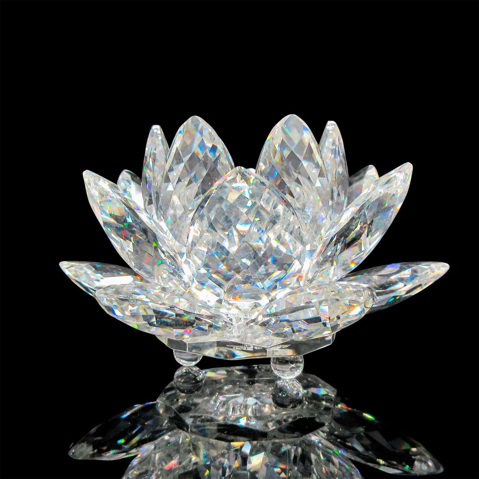 Swarovski Crystal Candleholder, Waterlily (1 of 3)