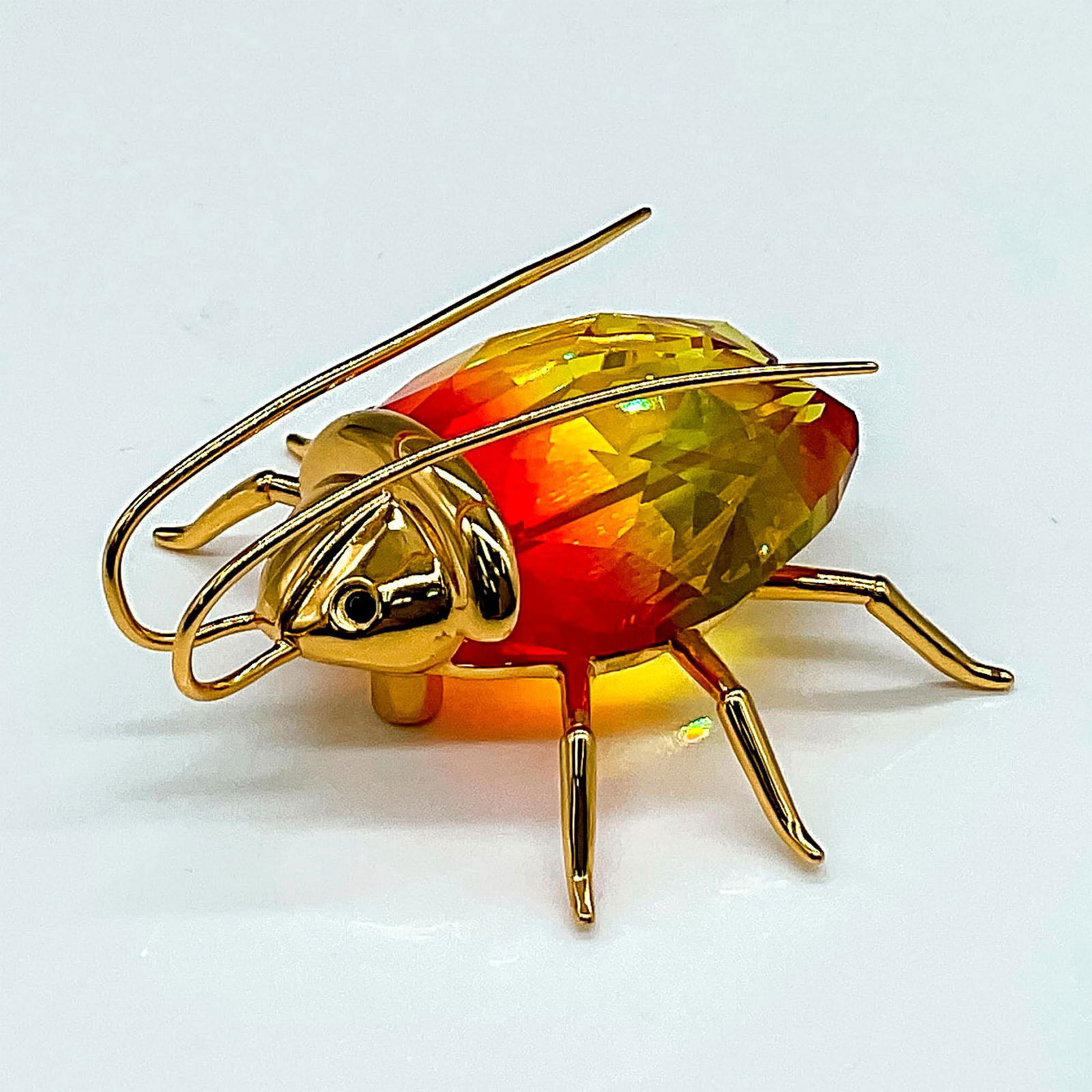 Daniel Swarovski Crystal Large Brooch, Amazar Beetle (1 of 4)