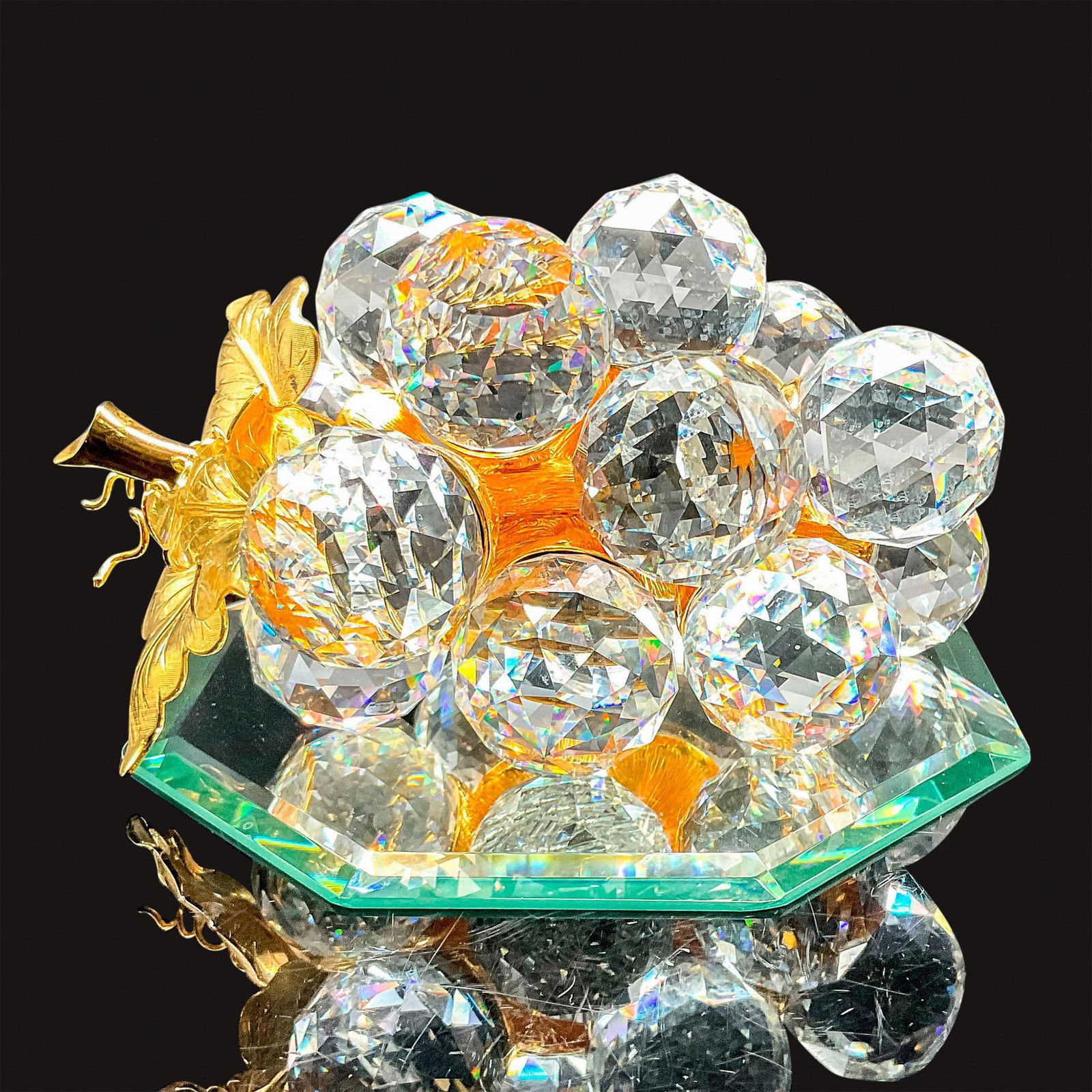 Swarovski Crystal Grape Cluster + Base (1 of 3)