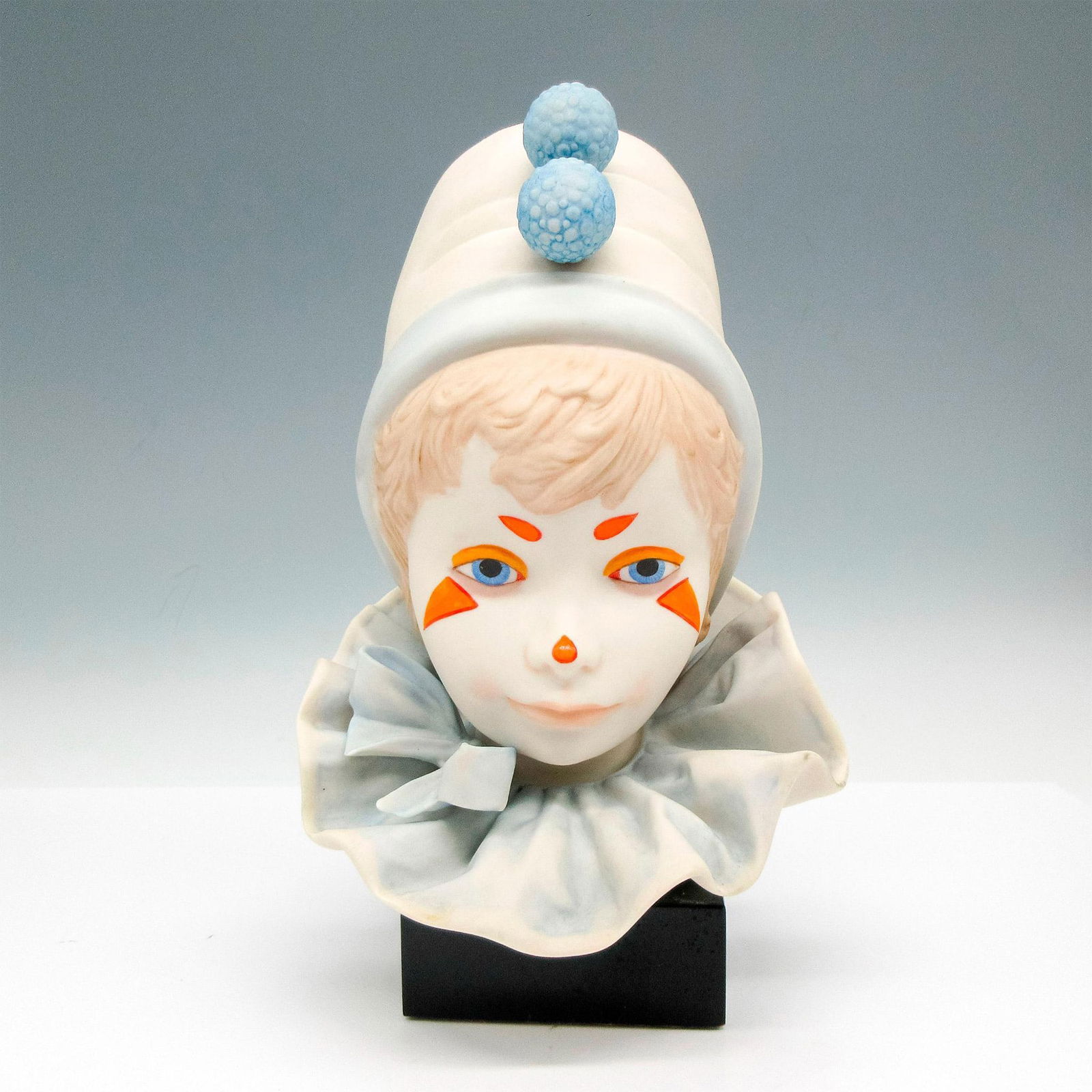 Cybis Porcelain Bust, Funny Face Boy (1 of 3)