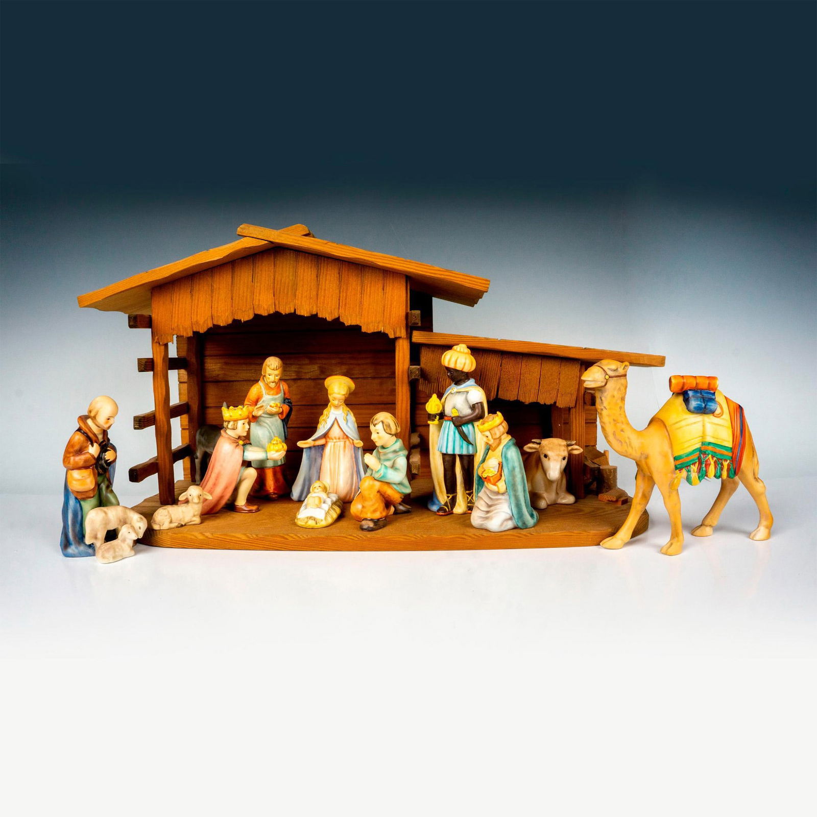 13pc Goebel Hummel Figurines, Nativity Set HUM 214 (1 of 7)