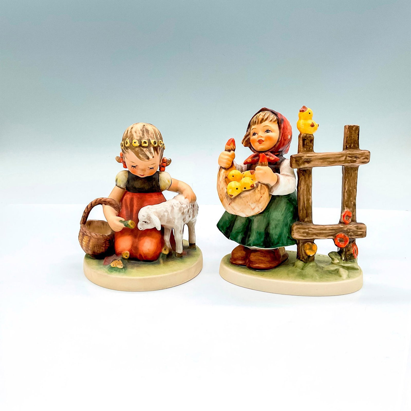 2pc Goebel Hummel Figurines, Favorite Pet + Chicken Licken (1 of 4)