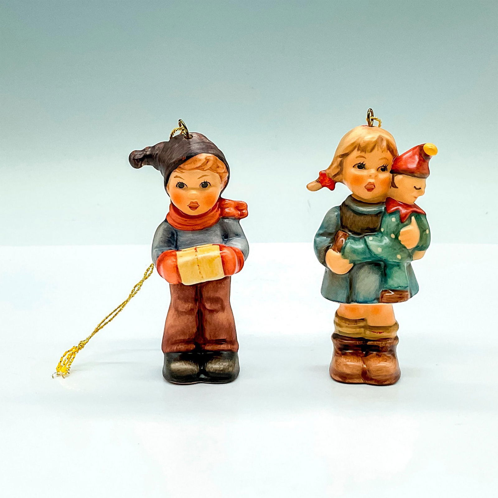 2pc Goebel Hummel Porcelain Christmas Ornaments (1 of 4)