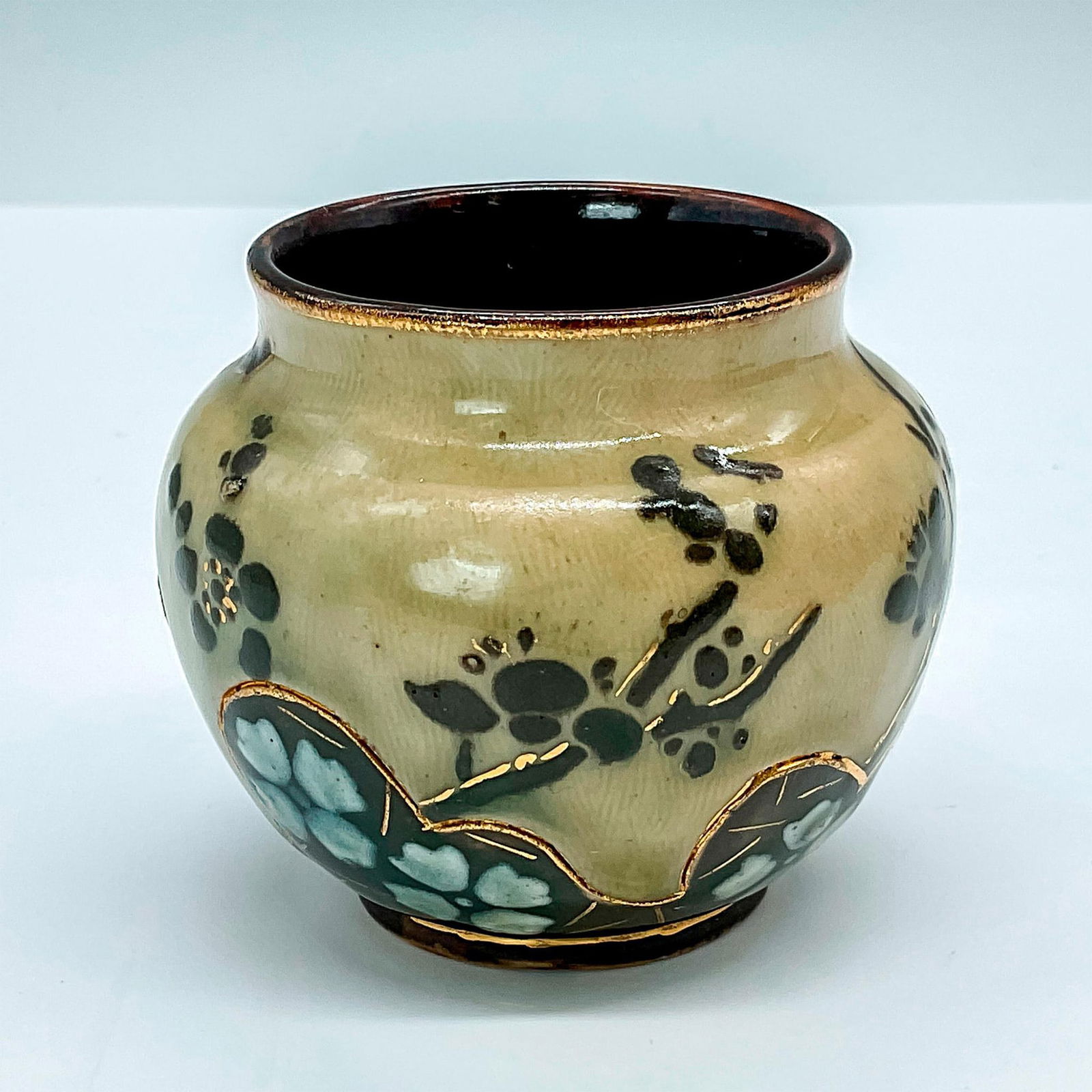 Doulton Lambeth Miniature Stoneware Jardiniere (1 of 3)