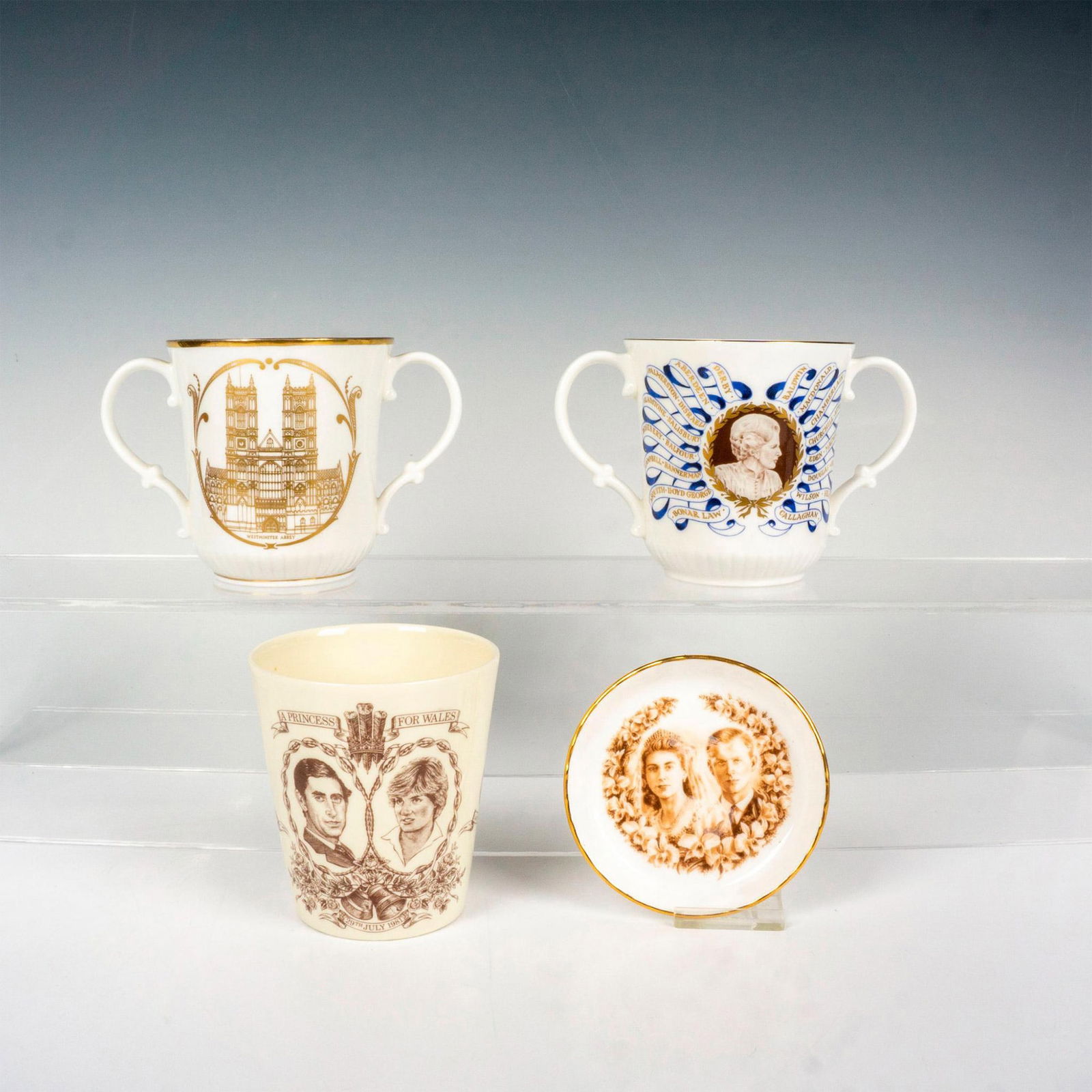 4pc Royal Doulton British Commemoratives (1 of 3)
