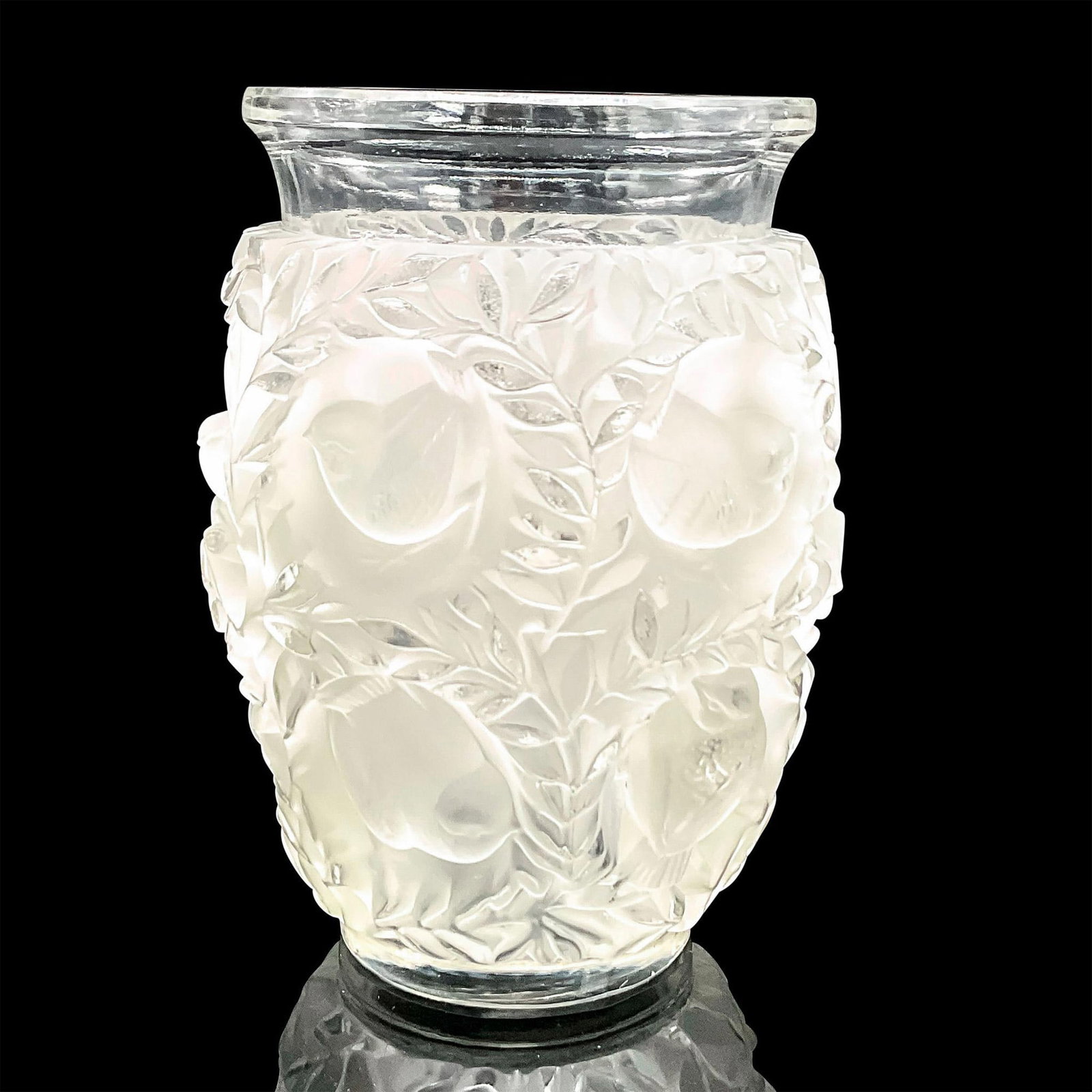 Lalique Crystal Bagatelle Vase, Birds (1 of 3)