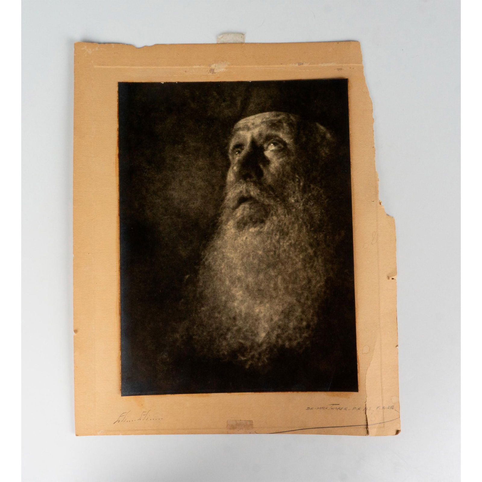 Max Thorek, Silver Gelatin Photograph, Eli Edison, Signed (1 of 3)