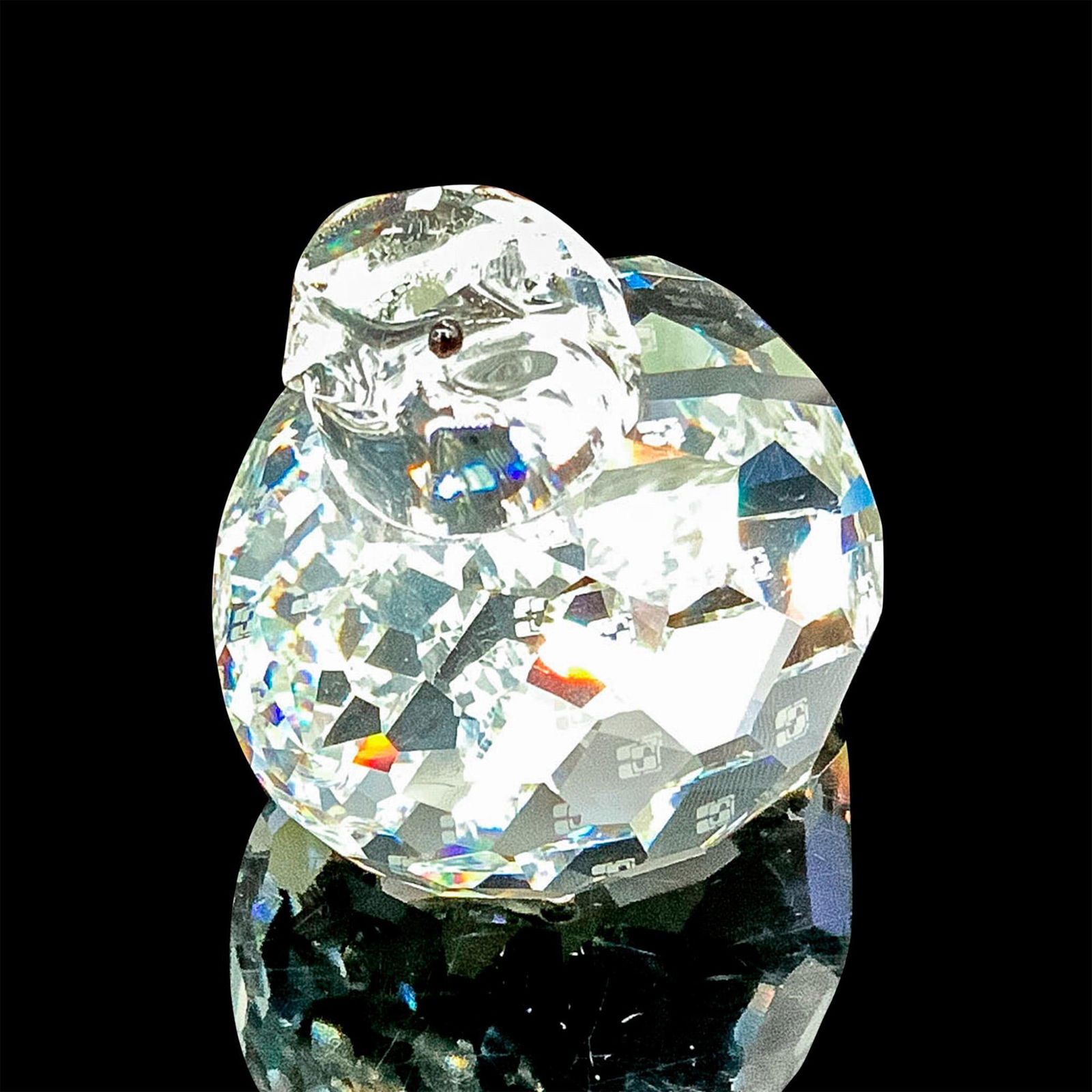 Swarovski Silver Crystal Figurine, Partridge Bird (1 of 4)