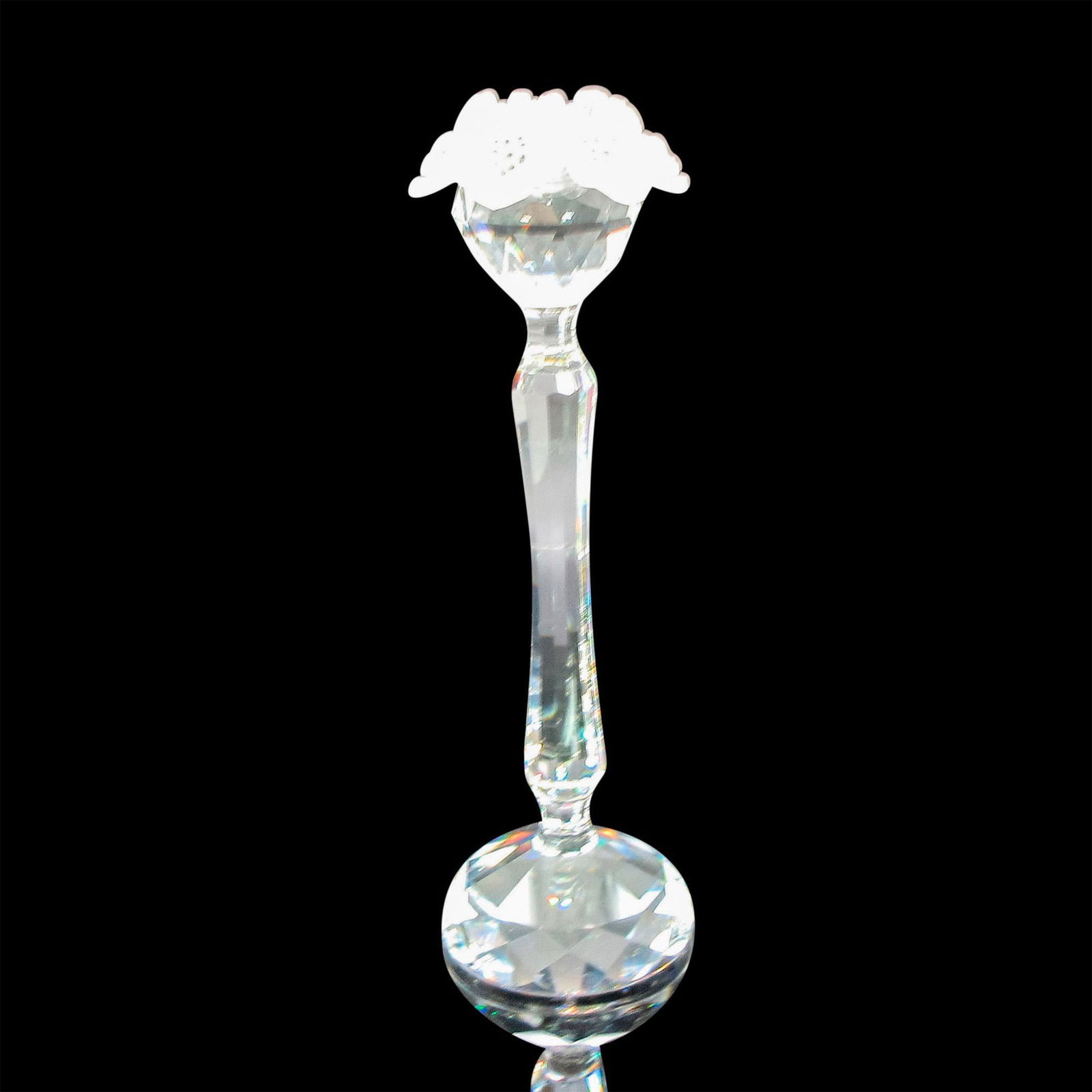 Swarovski Silver Crystal Flower Topped Candle Holder (1 of 4)