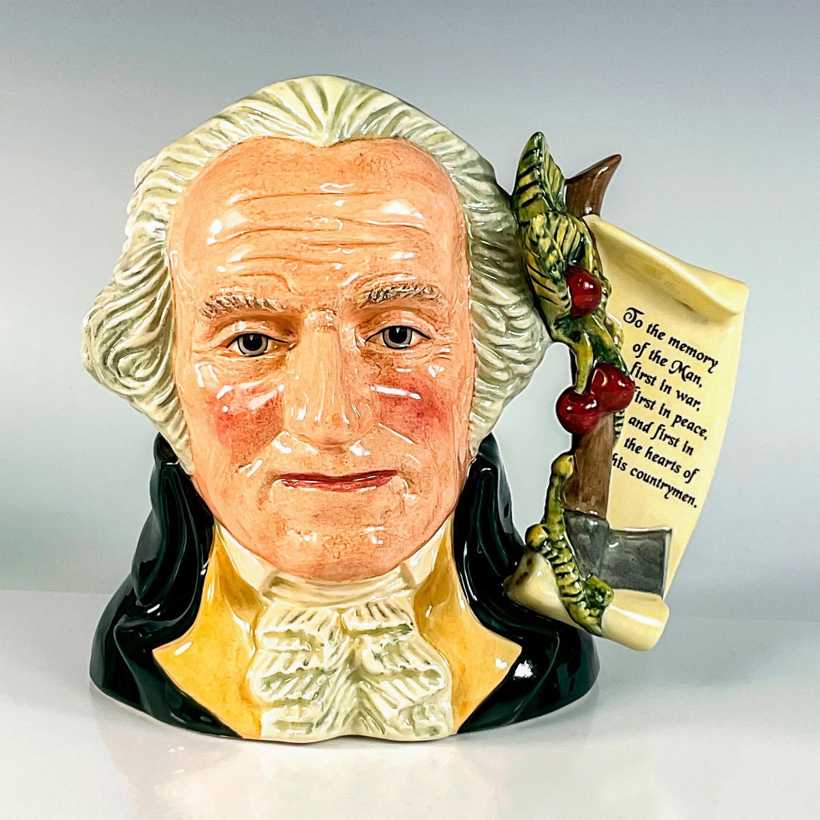 George Washington D6965 (Cherry Handle) - Large - Royal Doulton Character Jug (1 of 3)