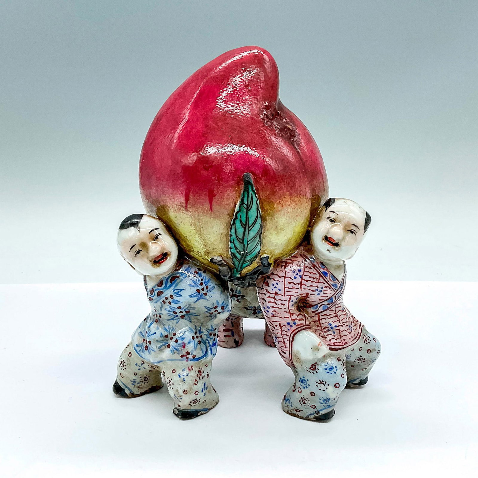 Vintage Chinese Porcelain Peach Figure (1 of 4)
