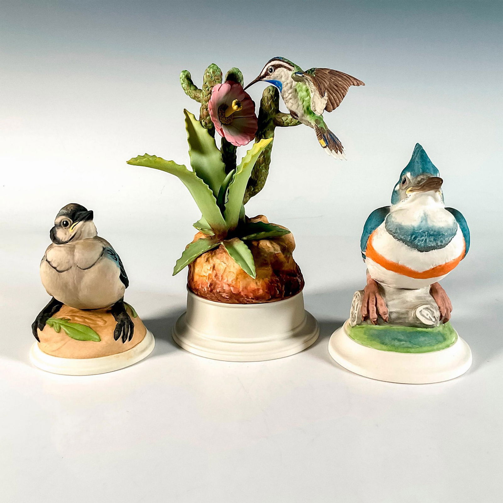 3pc Boehm Porcelain Bird Figurines (1 of 5)