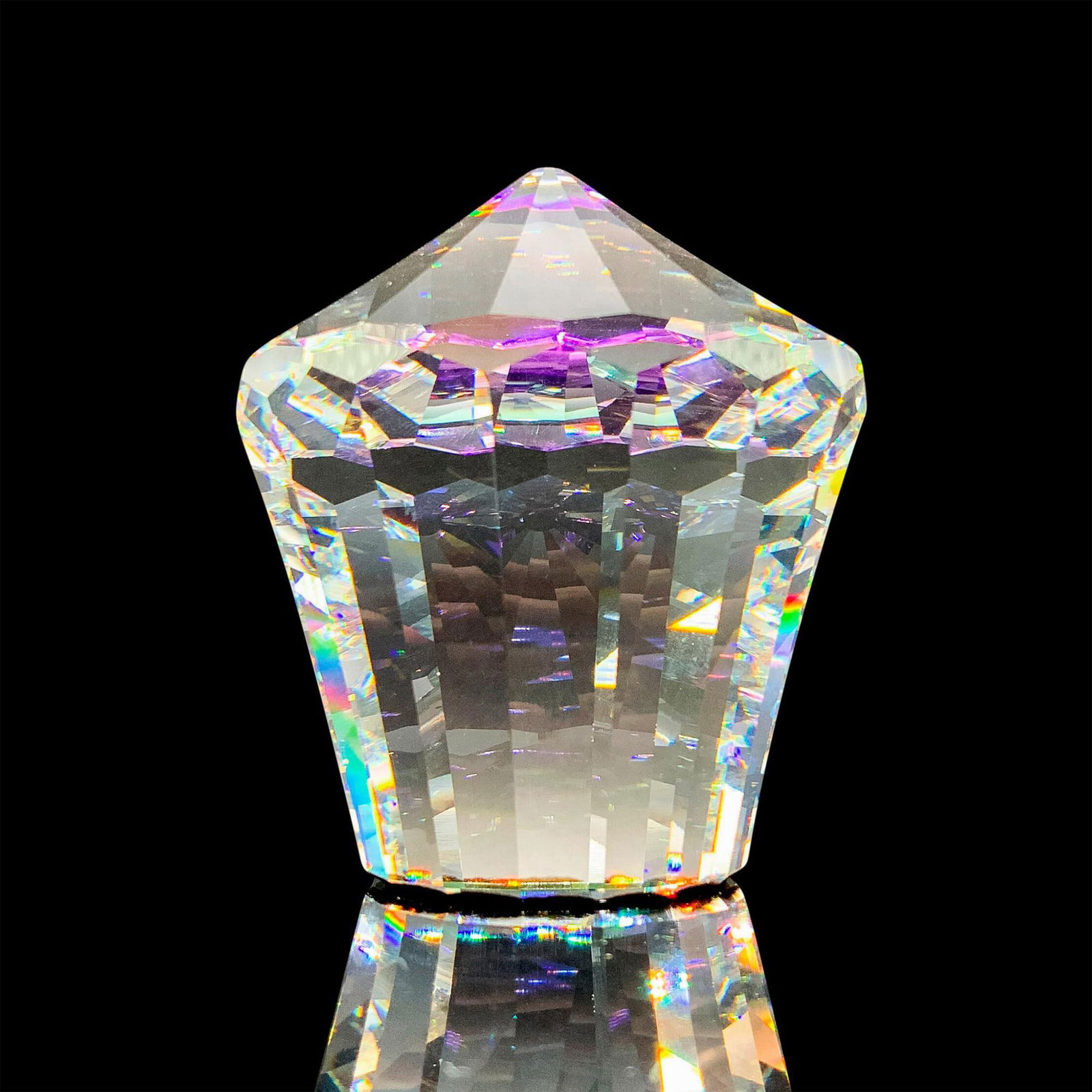 Swarovski Crystal Bermuda Blue Paperweight, Carousel 011247 (1 of 4)