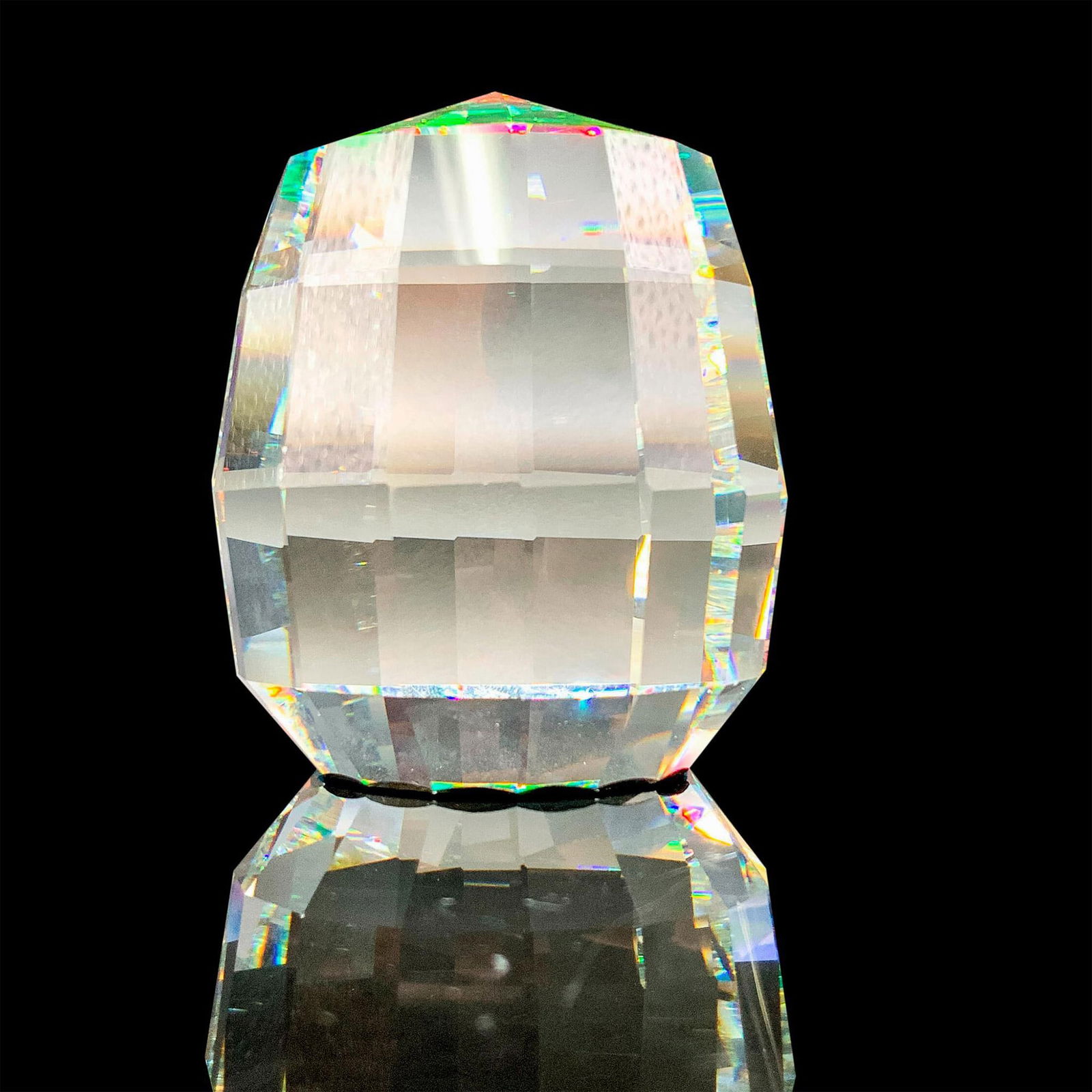 Swarovski Crystal Vitrail Paperweight, Barrel 011278 (1 of 4)