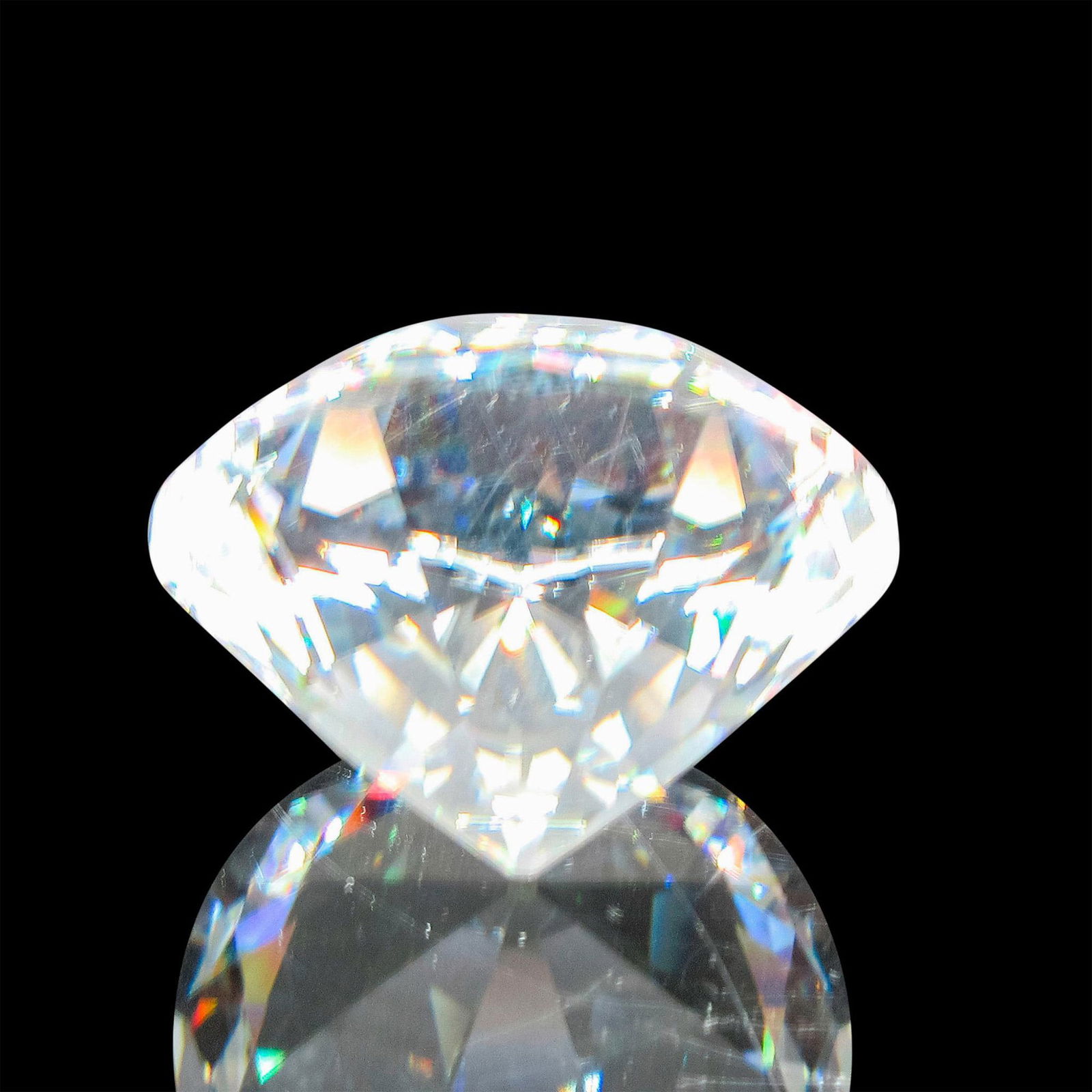 Swarovski Silver Crystal Diamond Paperweight (1 of 4)
