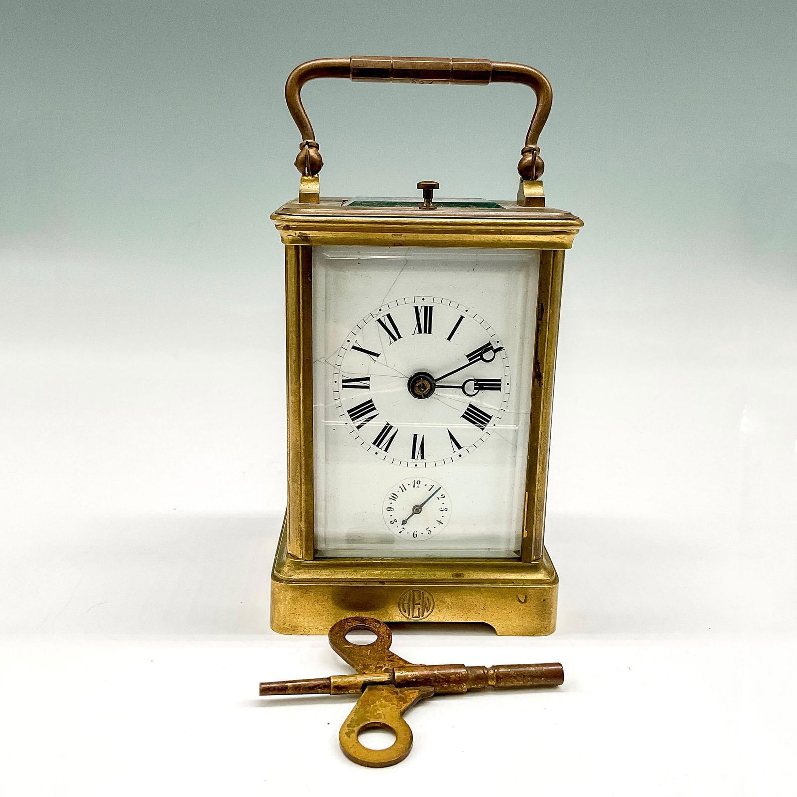 Antique Aiguilles French Brass Carriage Clock Auction