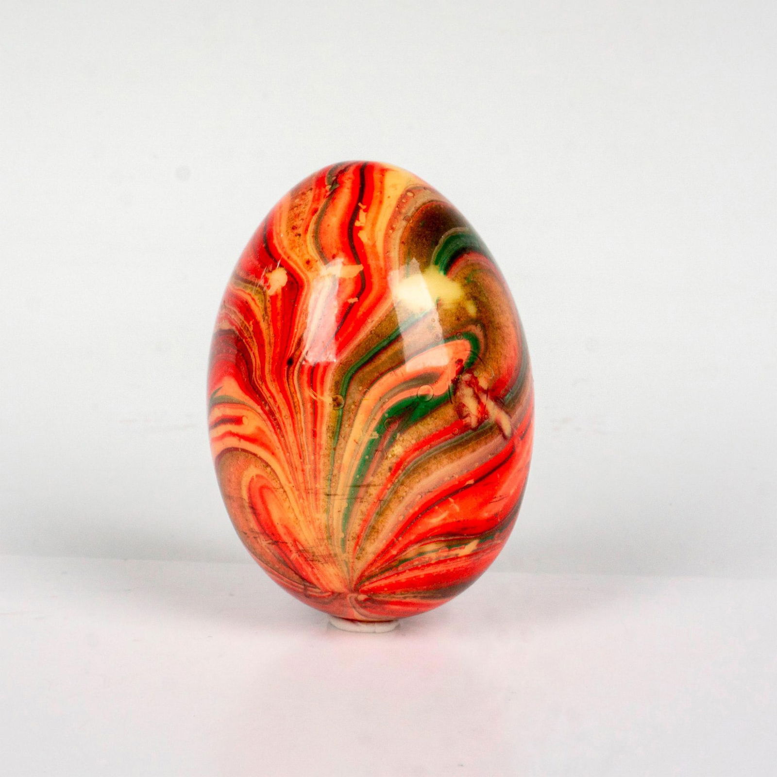 Vintage Dipped Glazed Egg Figurine (1 of 3)