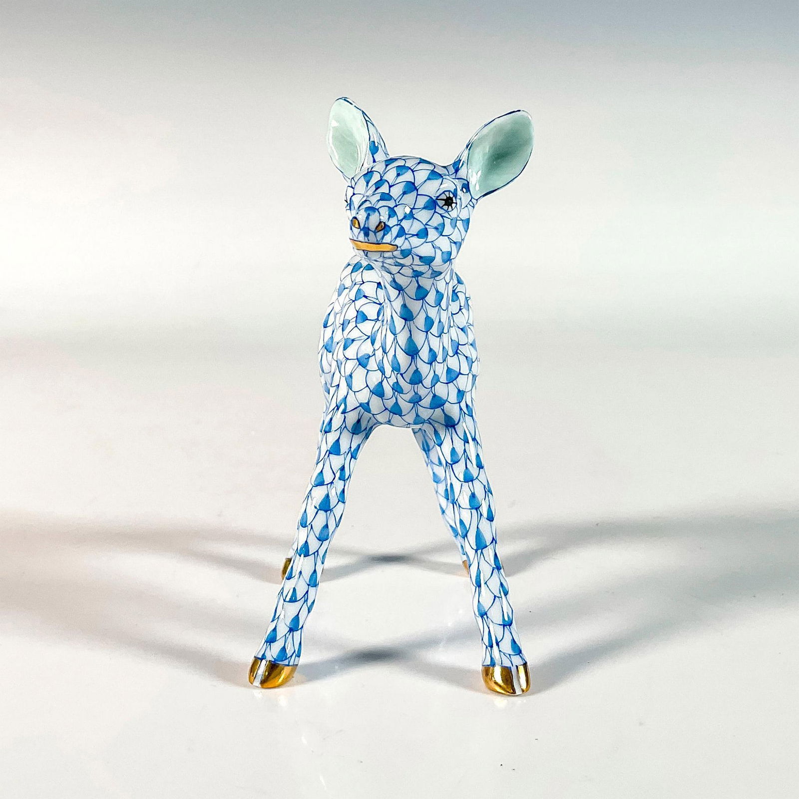 Herend Porcelain Figurine, Fawn (1 of 5)