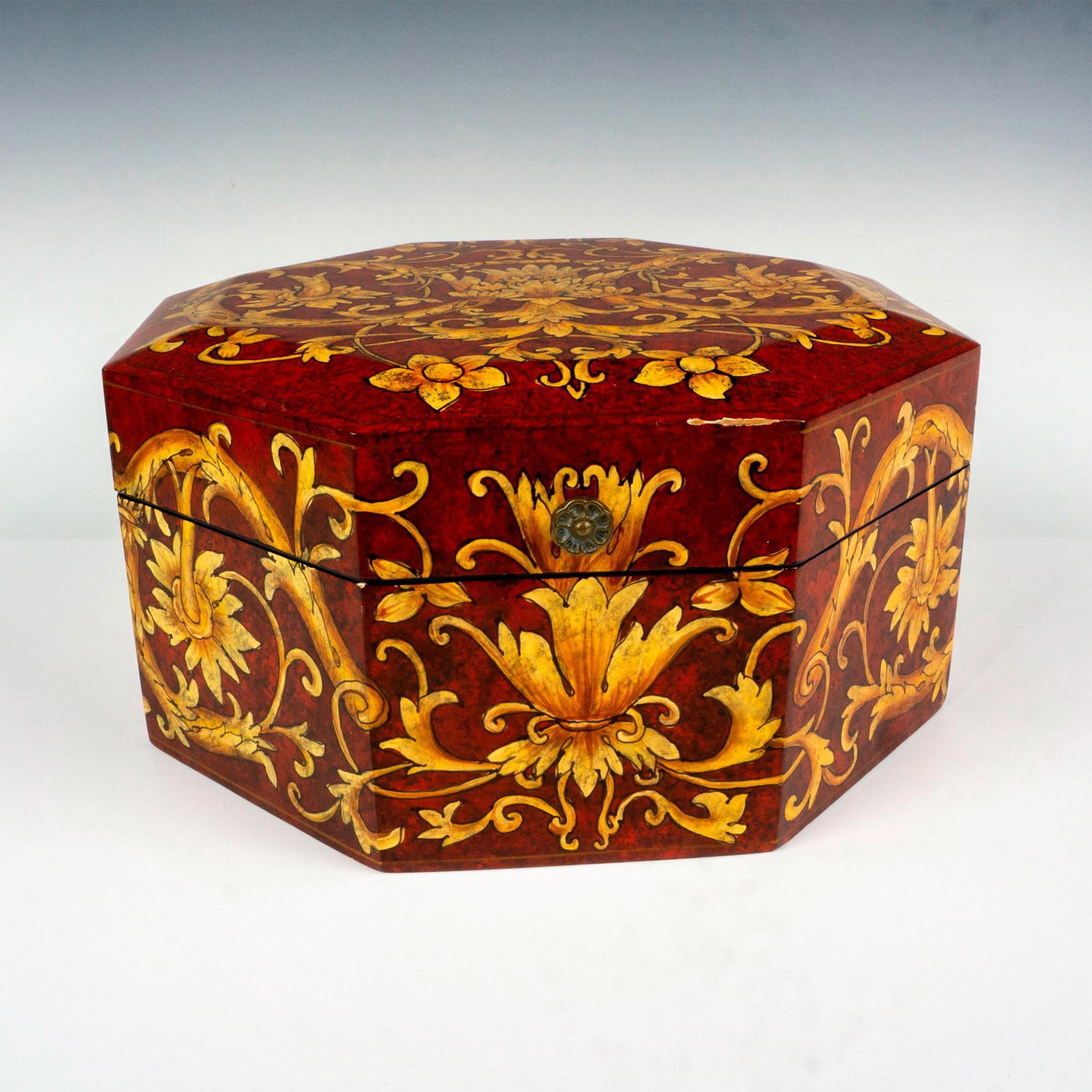 Garcia Imports Italian Style Octagonal Lacquer Box (1 of 4)