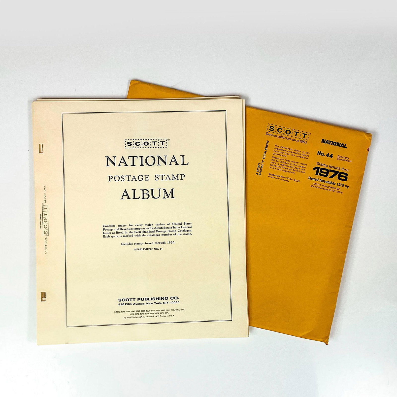 Scott Minuteman Specialty Supplement National Tab Singles: Collection of national stamps and postage album by Scott Minuteman. This item has its original packaging. Never hinged. Like-new condition. Collection Number 044. Issued: 20th Century Dimensions: 12"L