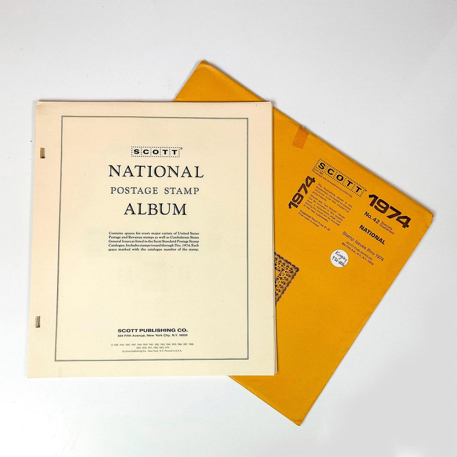 Scott Minuteman Specialty Supplement National Stamp Album: Collection of national stamps and postage album by Scott Minuteman. This item has its original packaging. Never hinged. Like-new condition. Collection Number 042. Issued: 20th Century Dimensions: 12"L