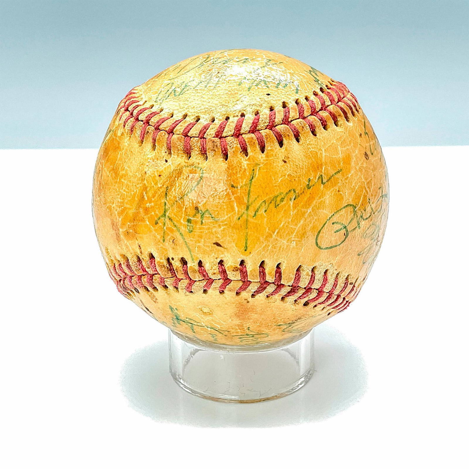 Miami Canes Team Signed Wilson Ball W/coach Ron Fraser Auction